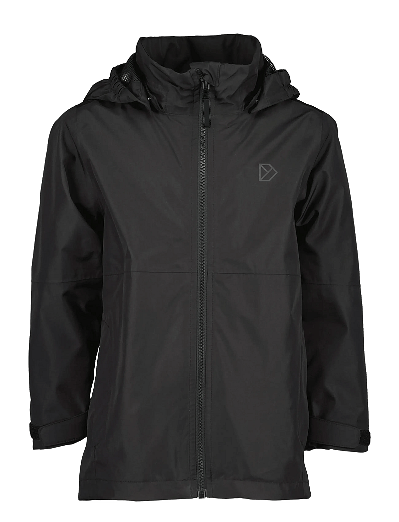 Didriksons - PIKO KIDS JACKET 9 - shell- & regnjakker - black - 1