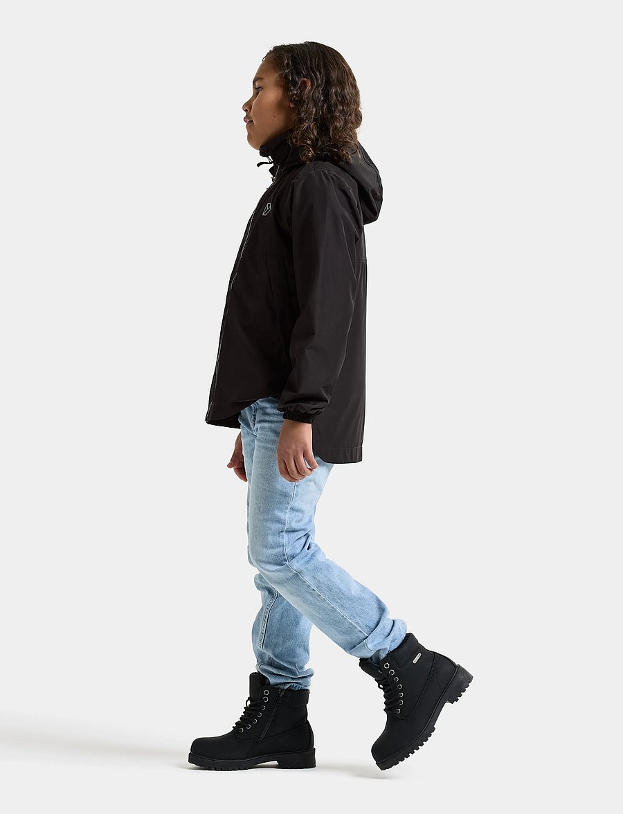 Didriksons - PIKO KIDS JACKET 9 - tuule- ja vihmajakid - black - 3