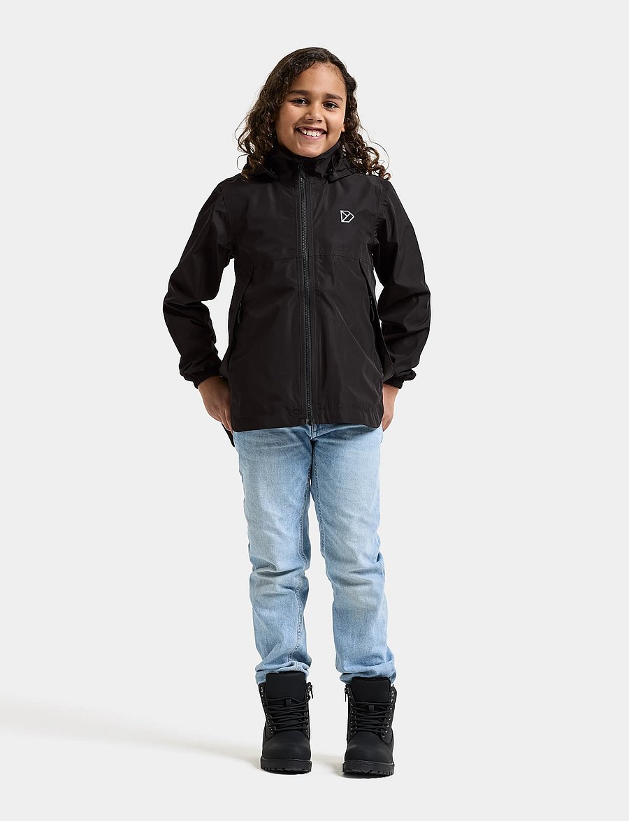 Didriksons - PIKO KIDS JACKET 9 - shell- & regenjacken - black - 5