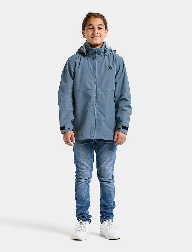 Didriksons - PIKO KIDS JACKET 9 - shell- & regnjakker - blue fog - 0
