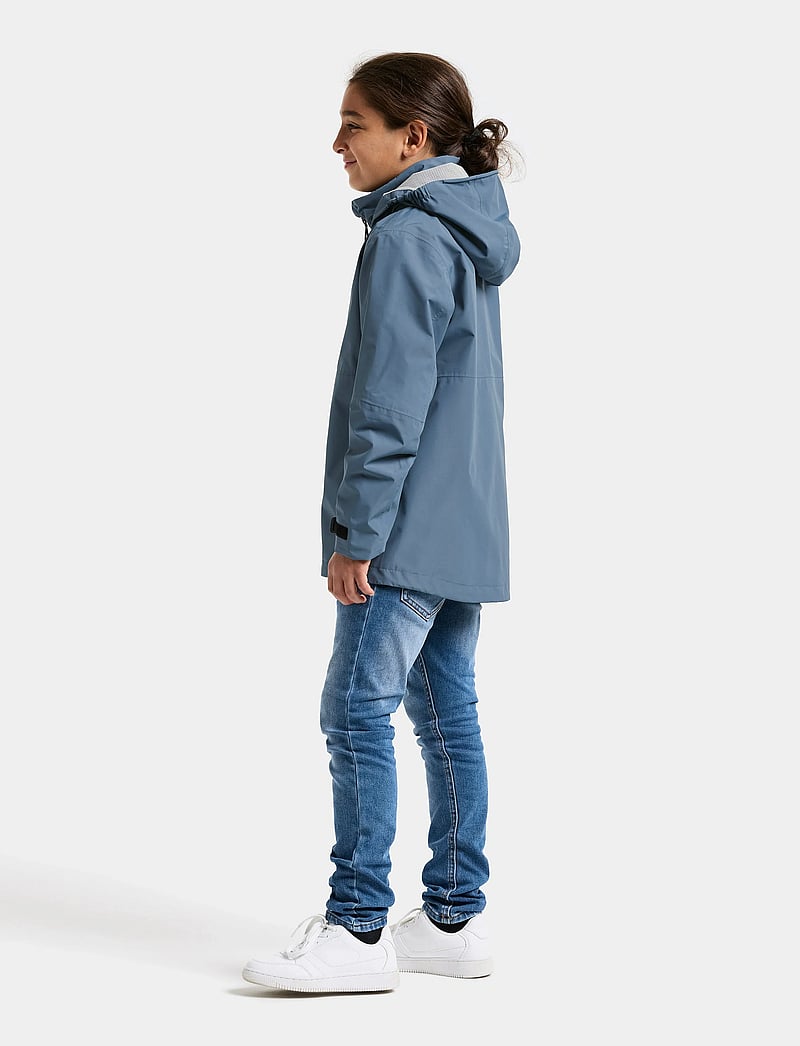 Didriksons - PIKO KIDS JACKET 9 - shell- & regnjakker - blue fog - 4