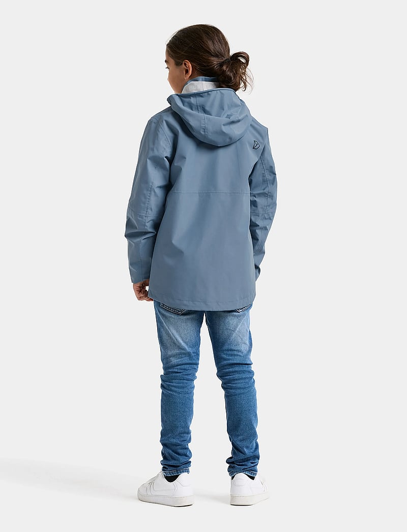 Didriksons - PIKO KIDS JACKET 9 - shell- & regnjakker - blue fog - 5