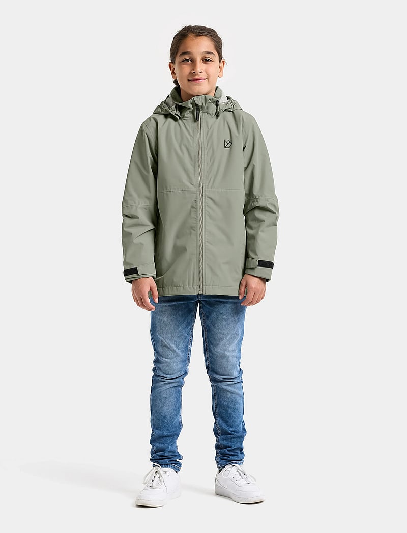 Didriksons - PIKO KIDS JACKET 9 - shell- & regnjakker - wilted leaf - 0