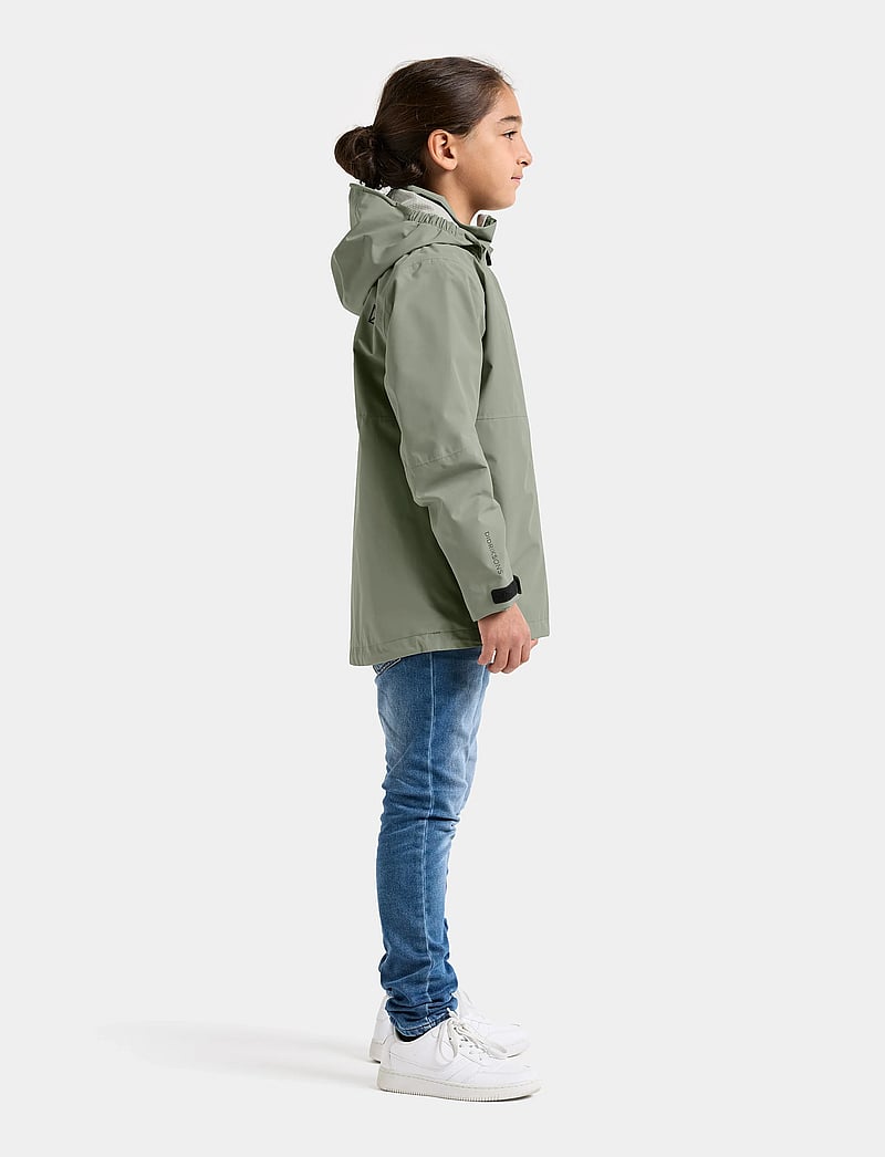 Didriksons - PIKO KIDS JACKET 9 - shell- & regnjakker - wilted leaf - 3