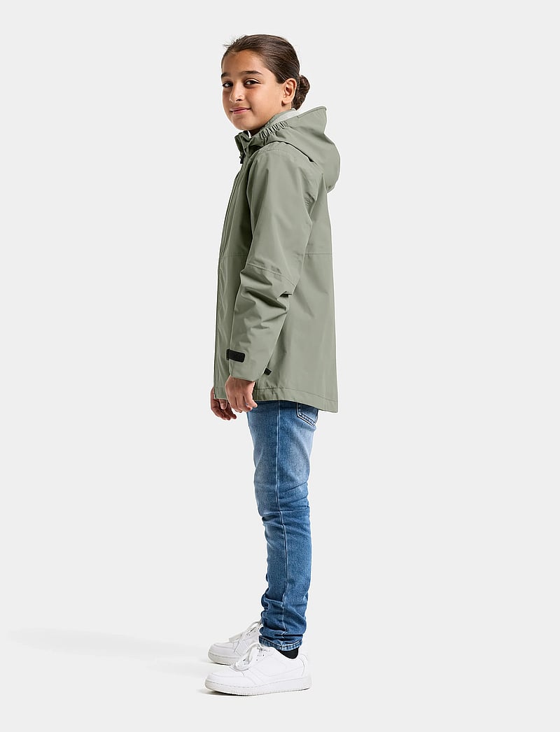 Didriksons - PIKO KIDS JACKET 9 - shell- & regnjakker - wilted leaf - 4