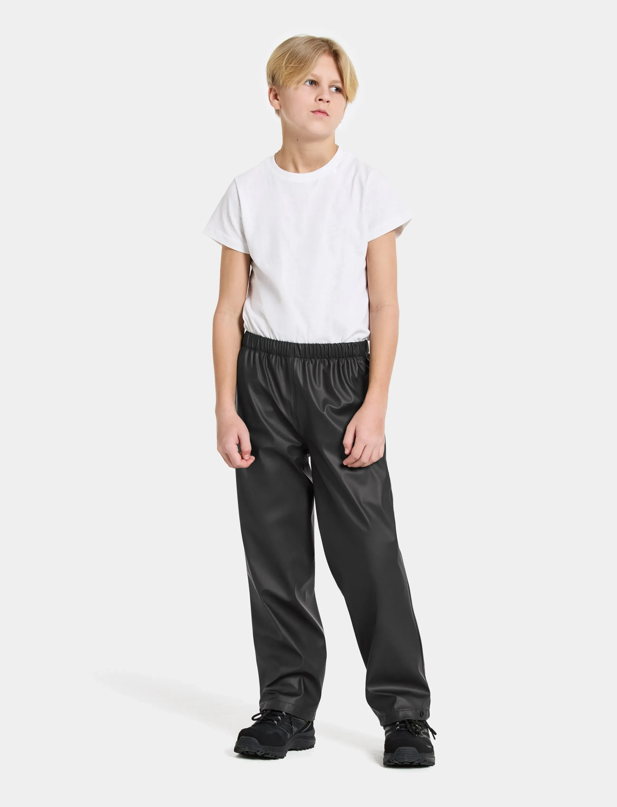 Didriksons - HEPTA KIDS PANT 2 - shell- & regnbukser - black - 3