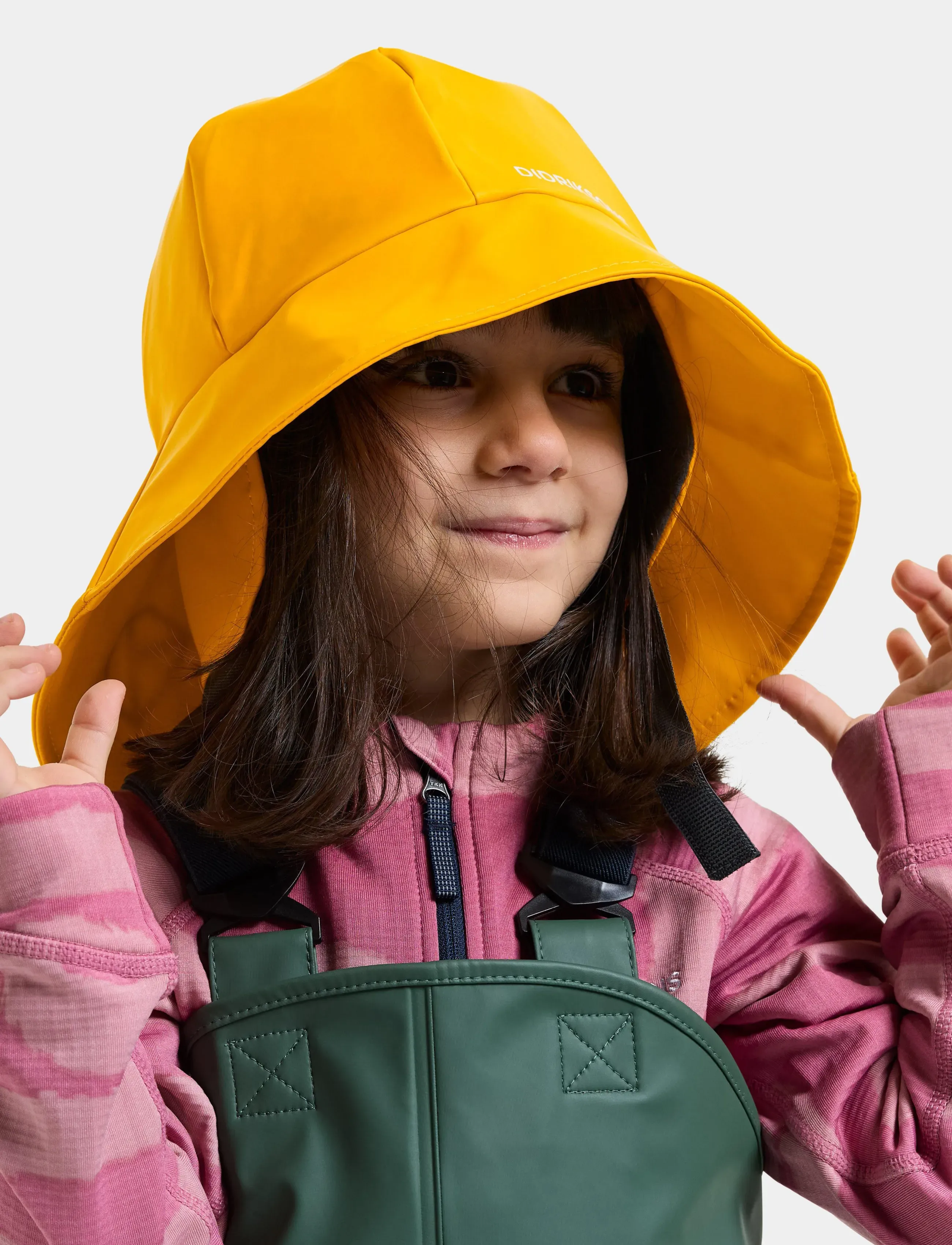 Didriksons - Southwest Kids' - vihmamütsid - oat yellow - 3