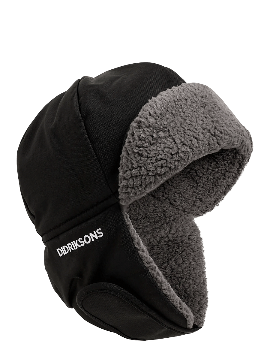 Didriksons - Biggles Kids' Cap - wintermützen - black - 4