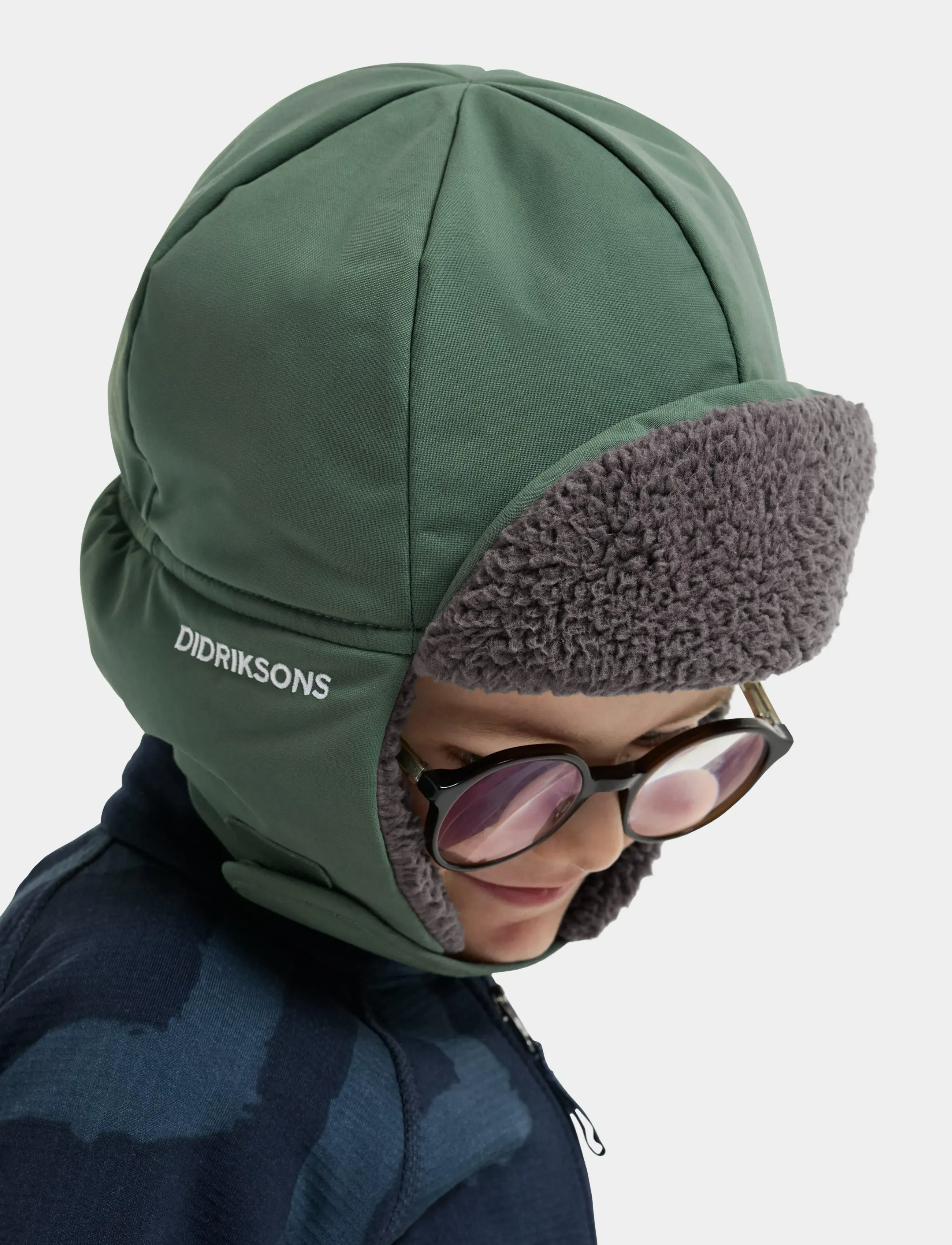 Didriksons Biggles Kids' Cap - Didriksons - DARK MOSS / green