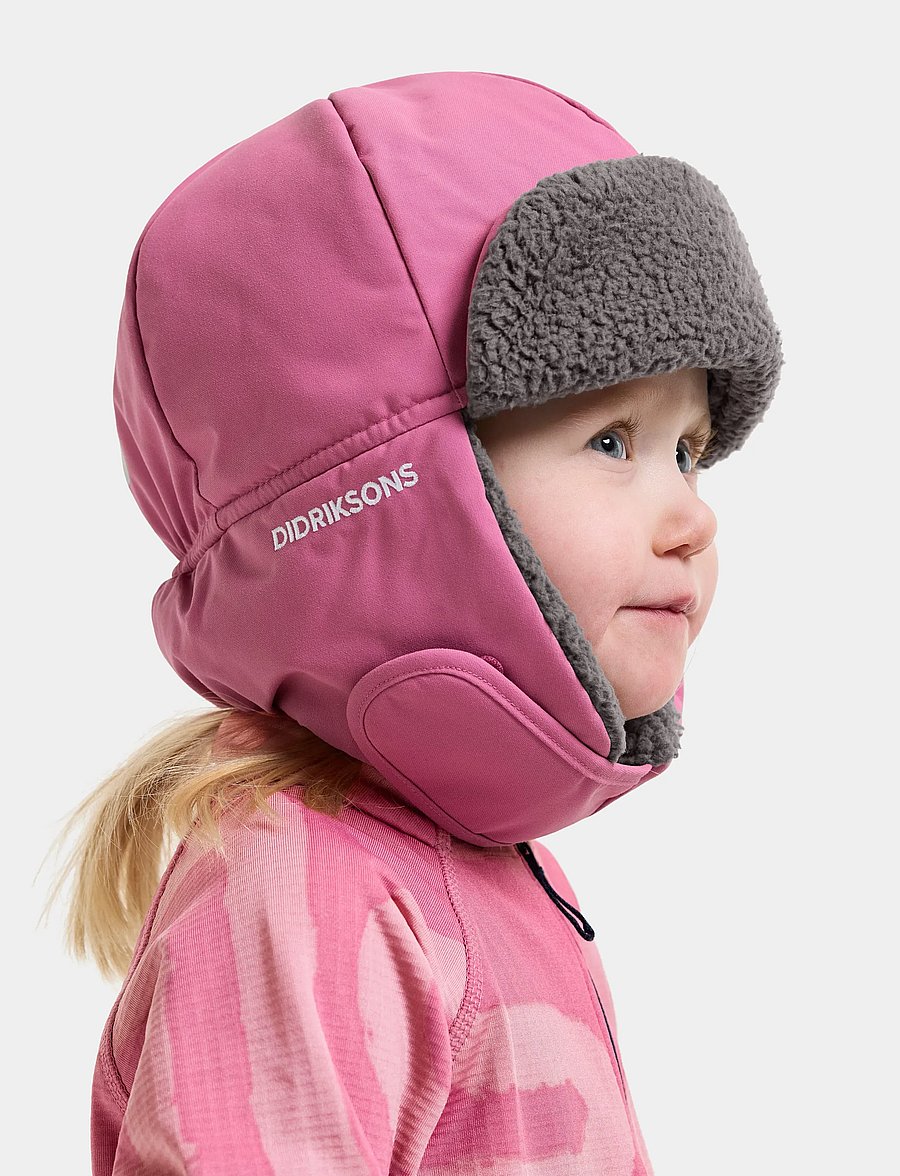 Didriksons - Biggles Kids' Cap - wintermützen - heather pink - 0