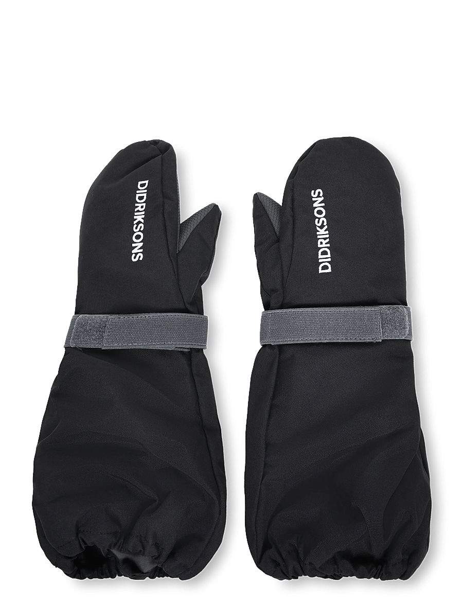 Didriksons - Biggles Kids' Mittens - handskar - black - 1