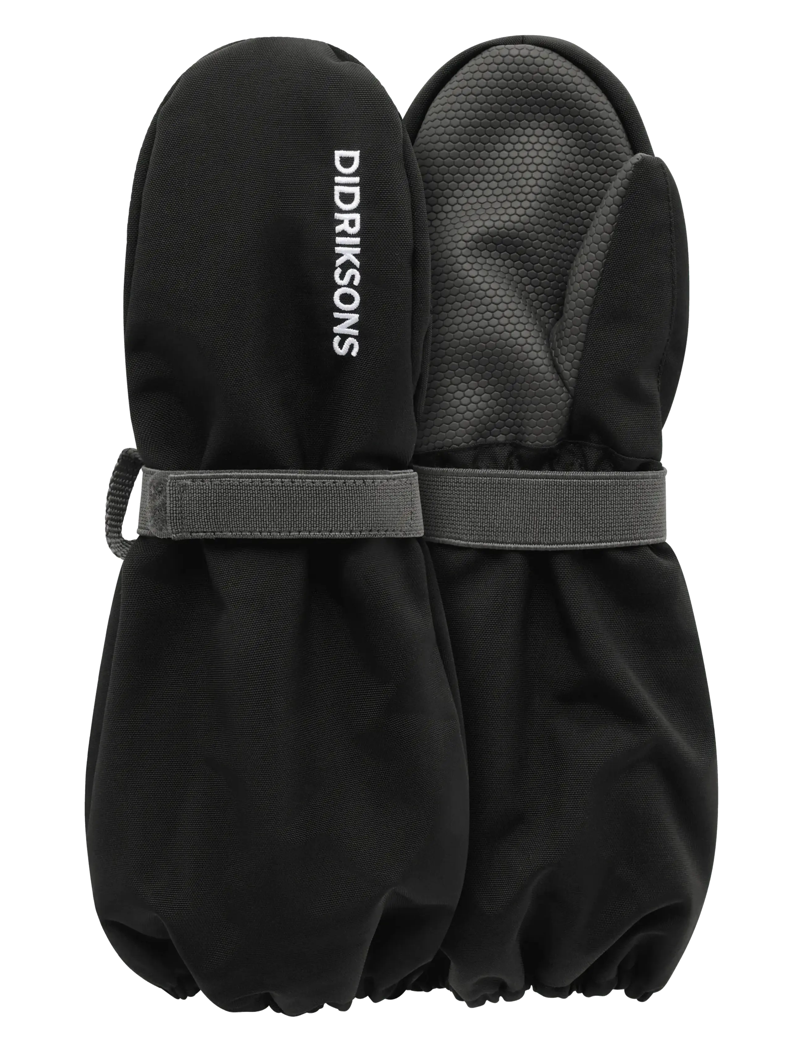 Didriksons Biggles Kids' Mittens - Tagasi kooli - BLACK / black