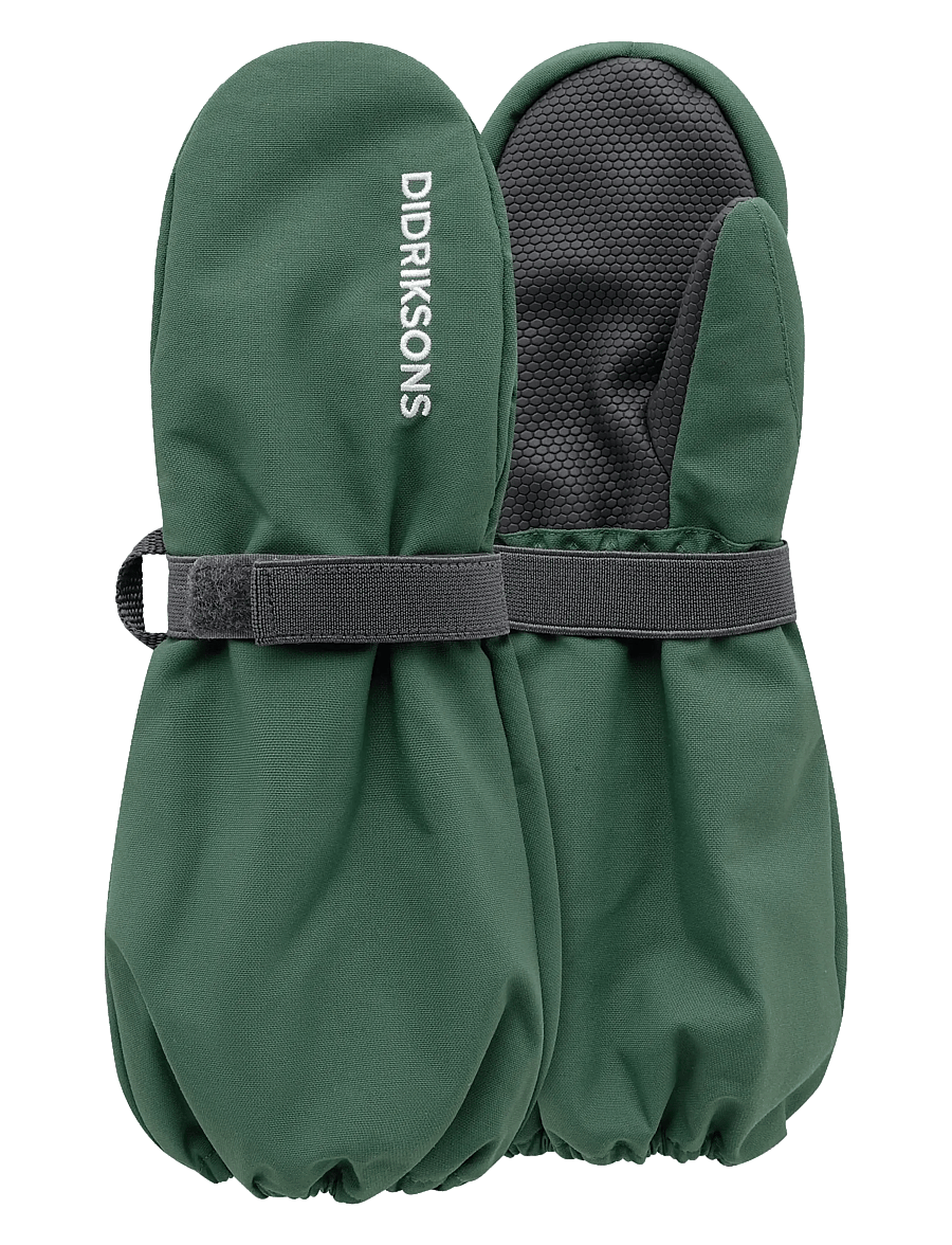 Didriksons - Biggles Kids' Mittens - handschuhe - dark moss - 1