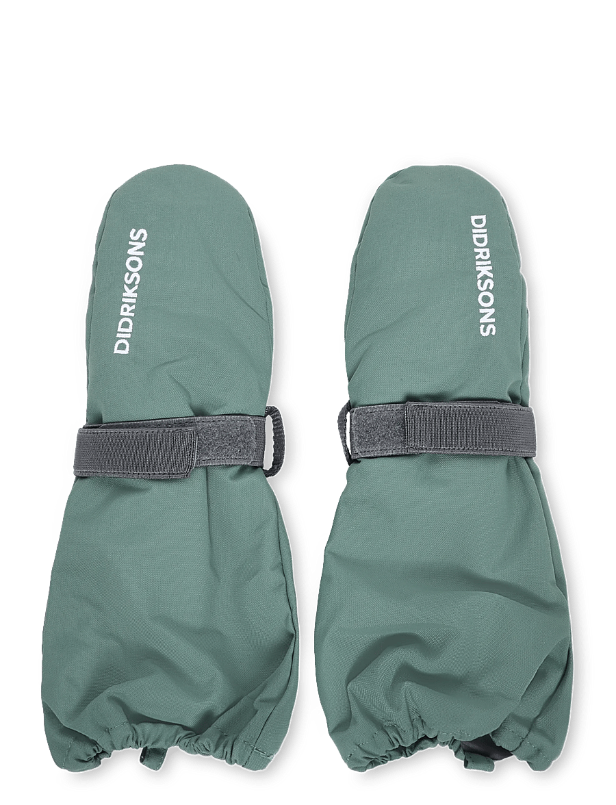 Didriksons - Biggles Kids' Mittens - kindad - dark moss - 1
