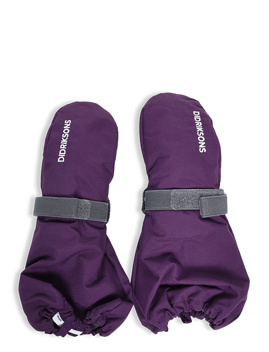 Didriksons - Biggles Kids' Mittens - kindad - northen purple - 0