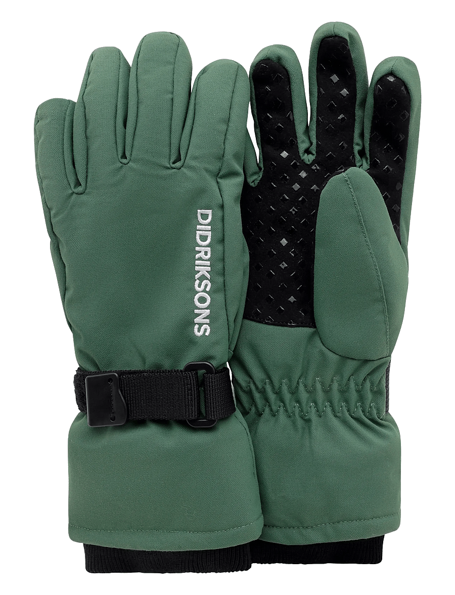 Didriksons - Biggles Kids' Gloves - handschuhe - dark moss - 1