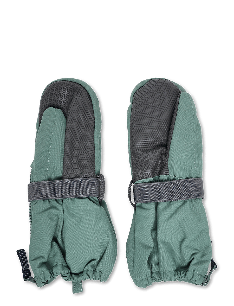 Didriksons - Biggles Kids' Zip Mittens - kindad - dark moss - 1