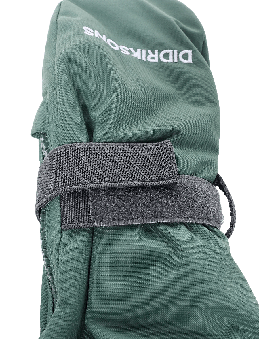 Didriksons - Biggles Kids' Zip Mittens - kindad - dark moss - 2