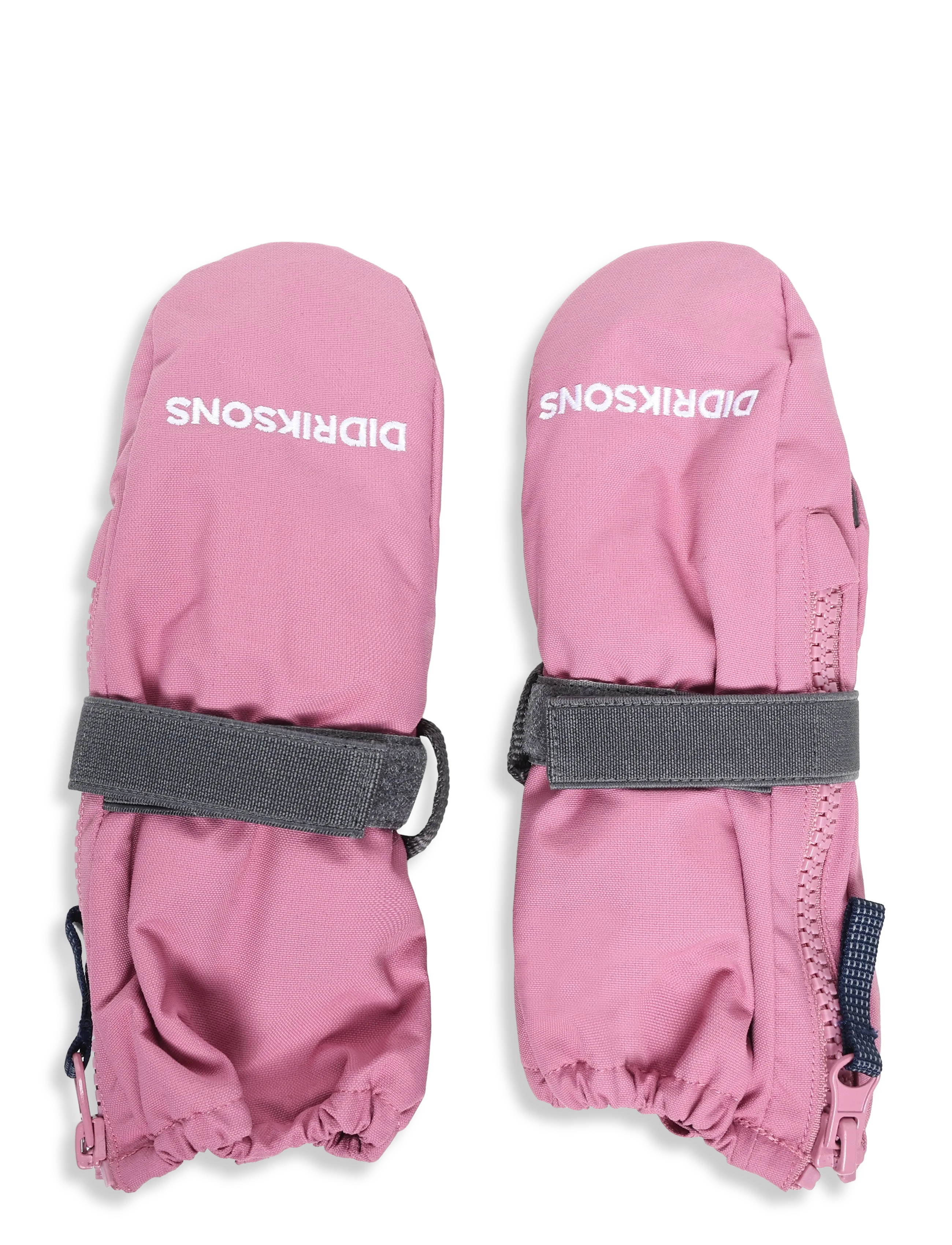 Didriksons - Biggles Kids' Zip Mittens - heather pink - 1