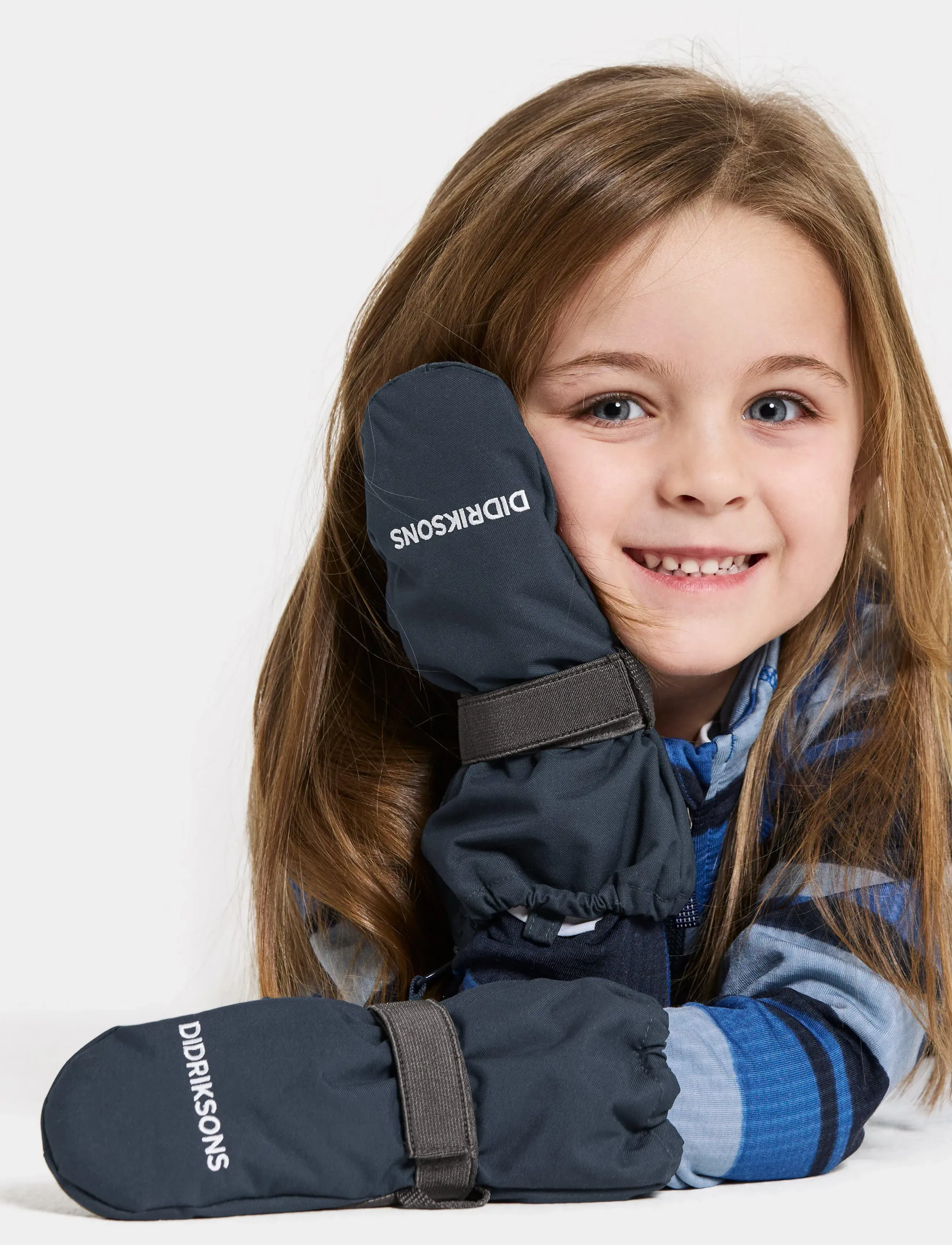 Didriksons Biggles Kids' Zip Mittens - Didriksons - NAVY / navy