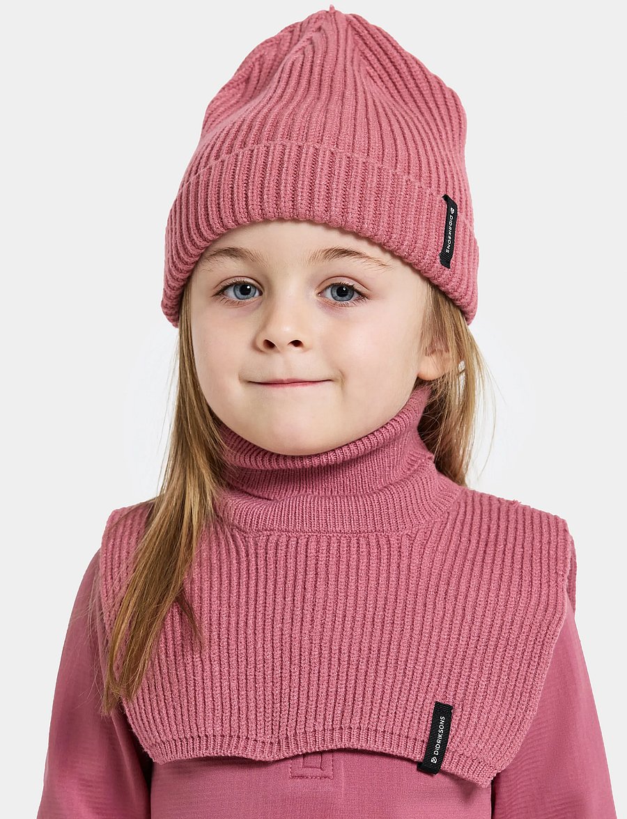 Didriksons - Delfinen Kids' Scarf - torusallid - heather pink - 0
