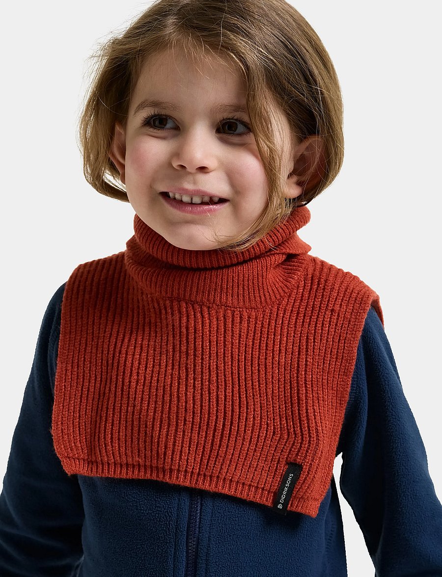 Didriksons - Delfinen Kids' Scarf - torusallid - rust - 0