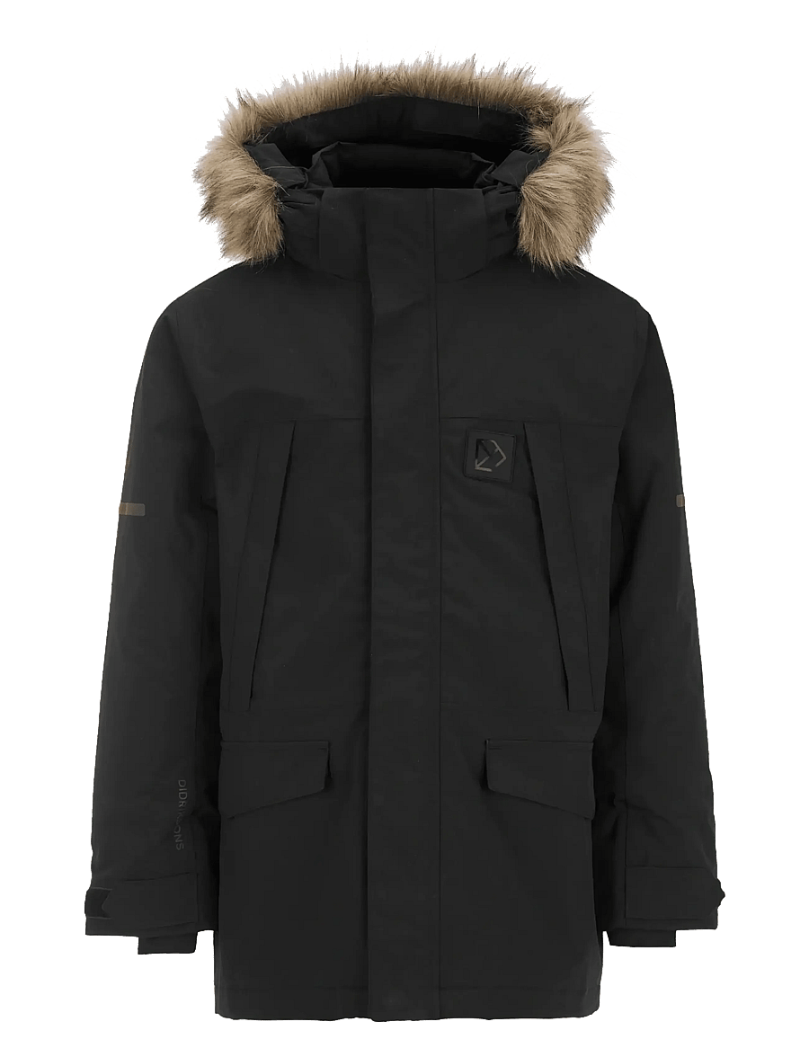 Didriksons - Sylvin Kids' Parka - black - 1