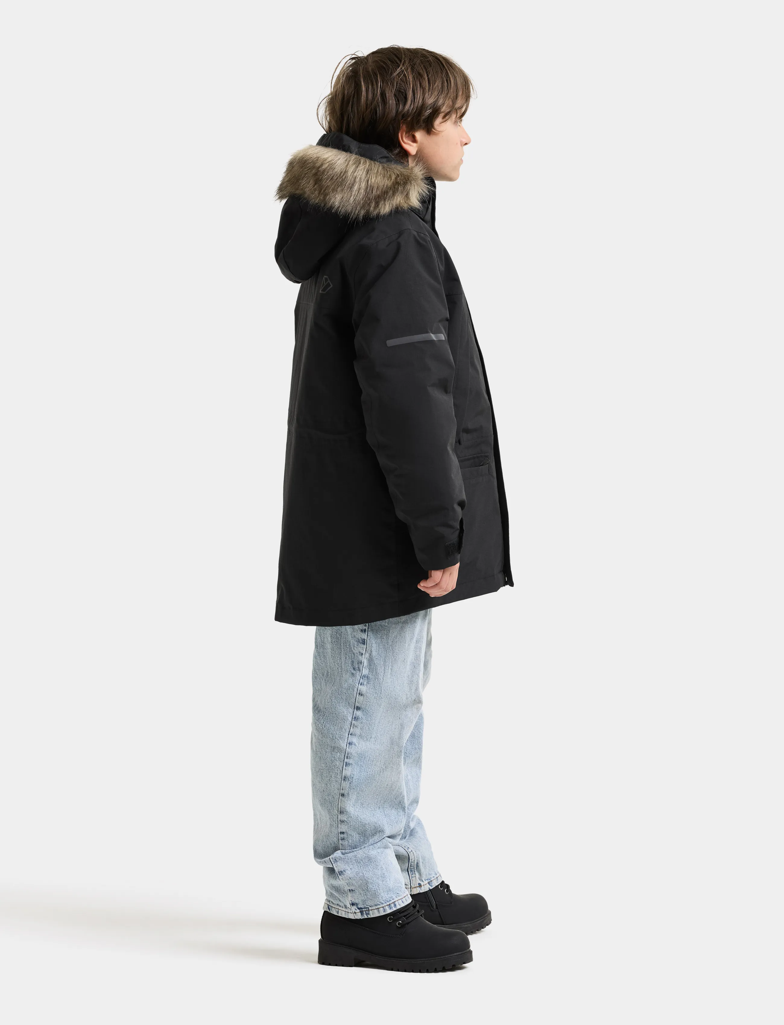 Didriksons - Sylvin Kids' Parka - black - 4