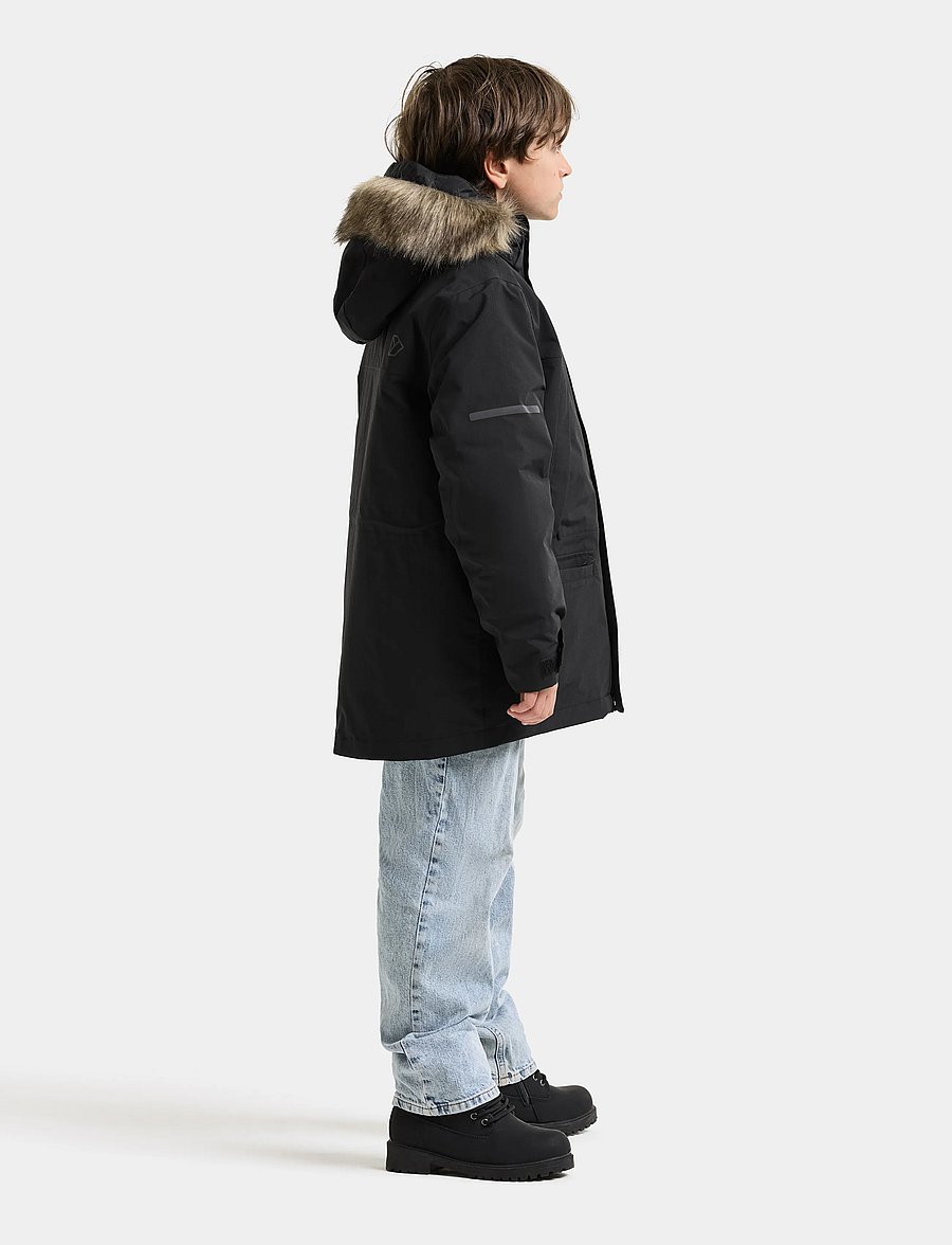 Didriksons - Sylvin Kids' Parka - black - 4