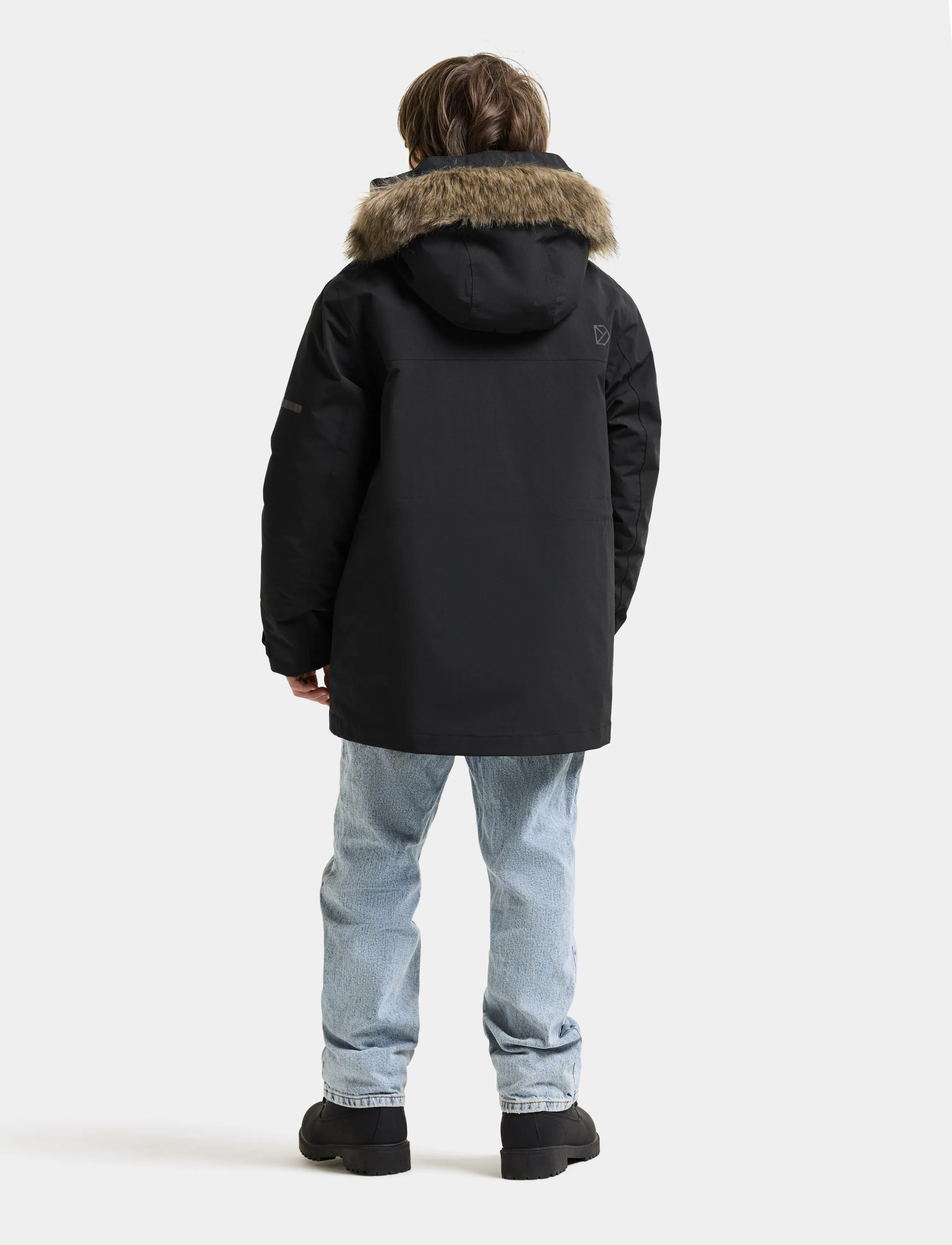 Didriksons - Sylvin Kids' Parka - black - 5
