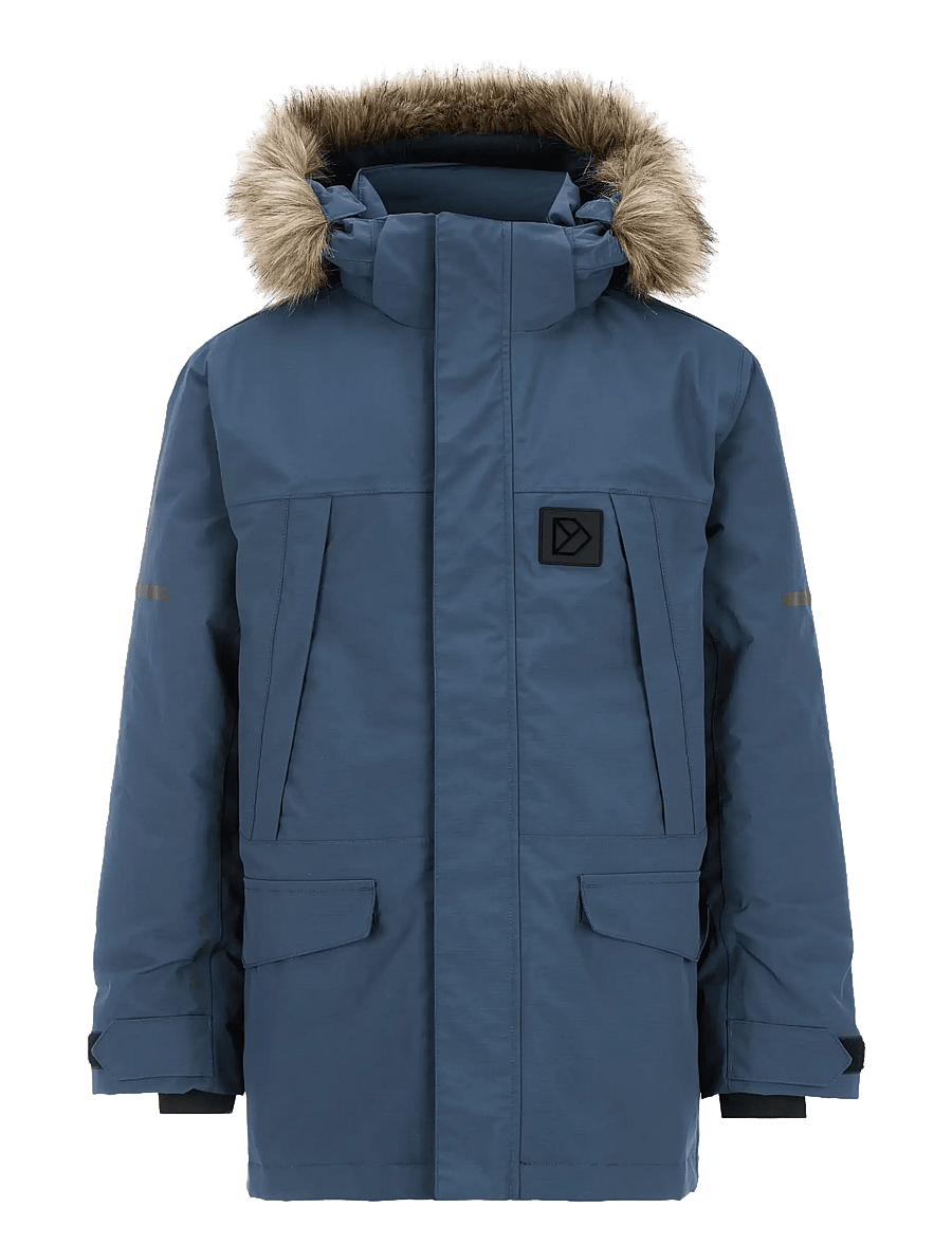 Didriksons - Sylvin Kids' Parka - mountain blue - 1