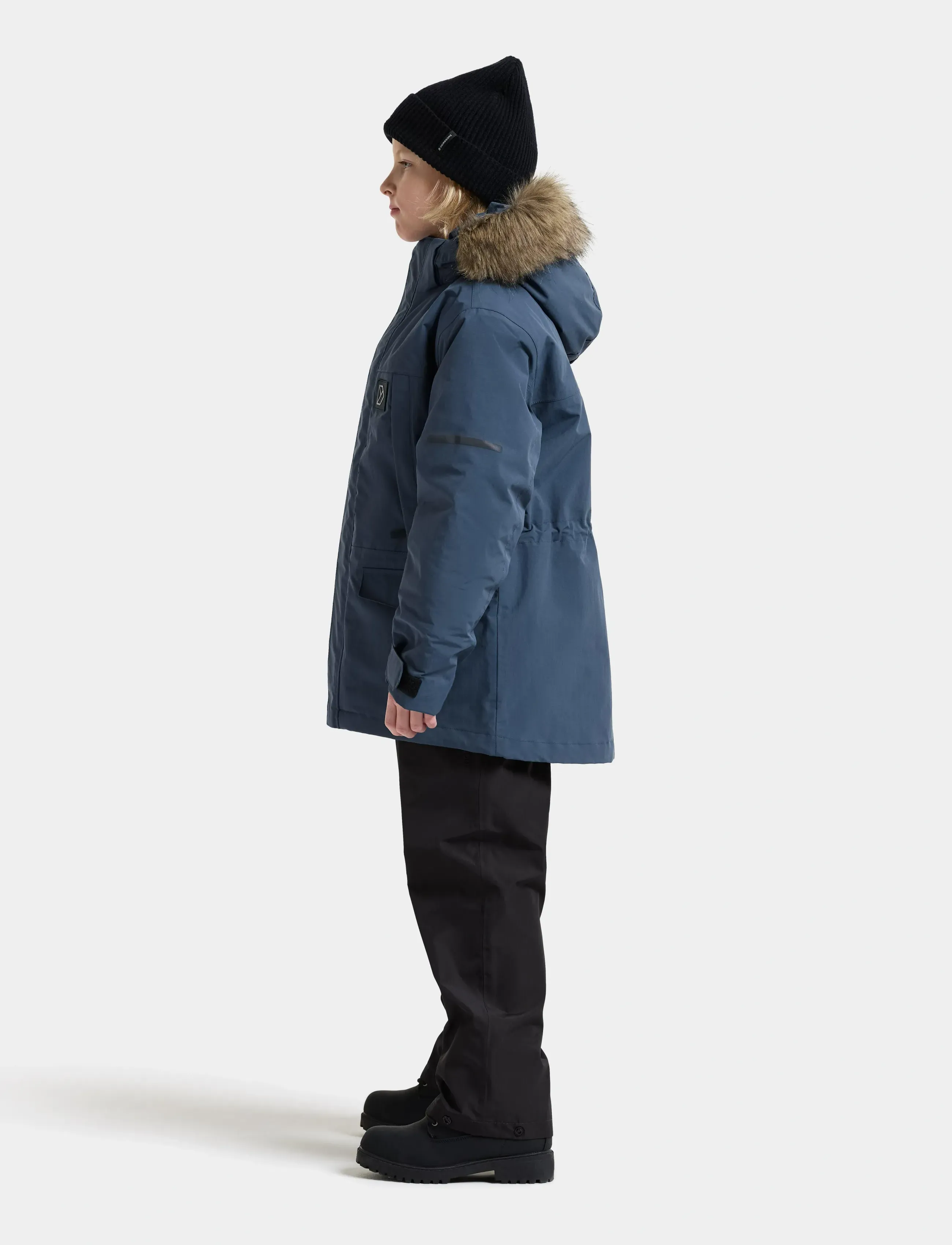 Didriksons - Sylvin Kids' Parka - mountain blue - 5