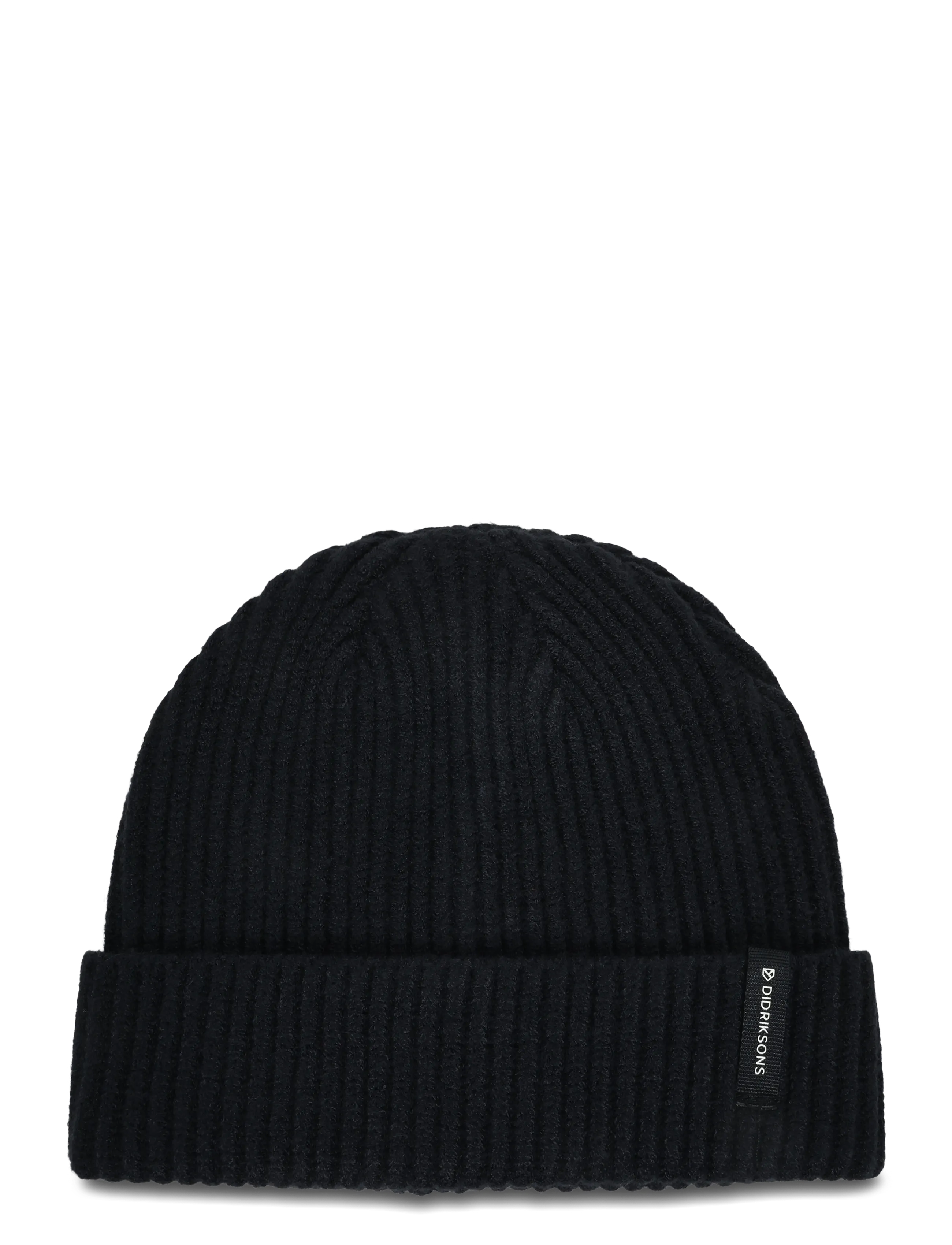Didriksons Buz Kids' Beanie - Aksesuarai - BLACK / black
