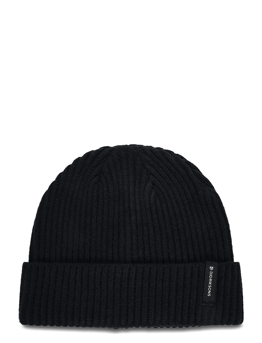 Didriksons - Buz Kids' Beanie - beanies - black - 1