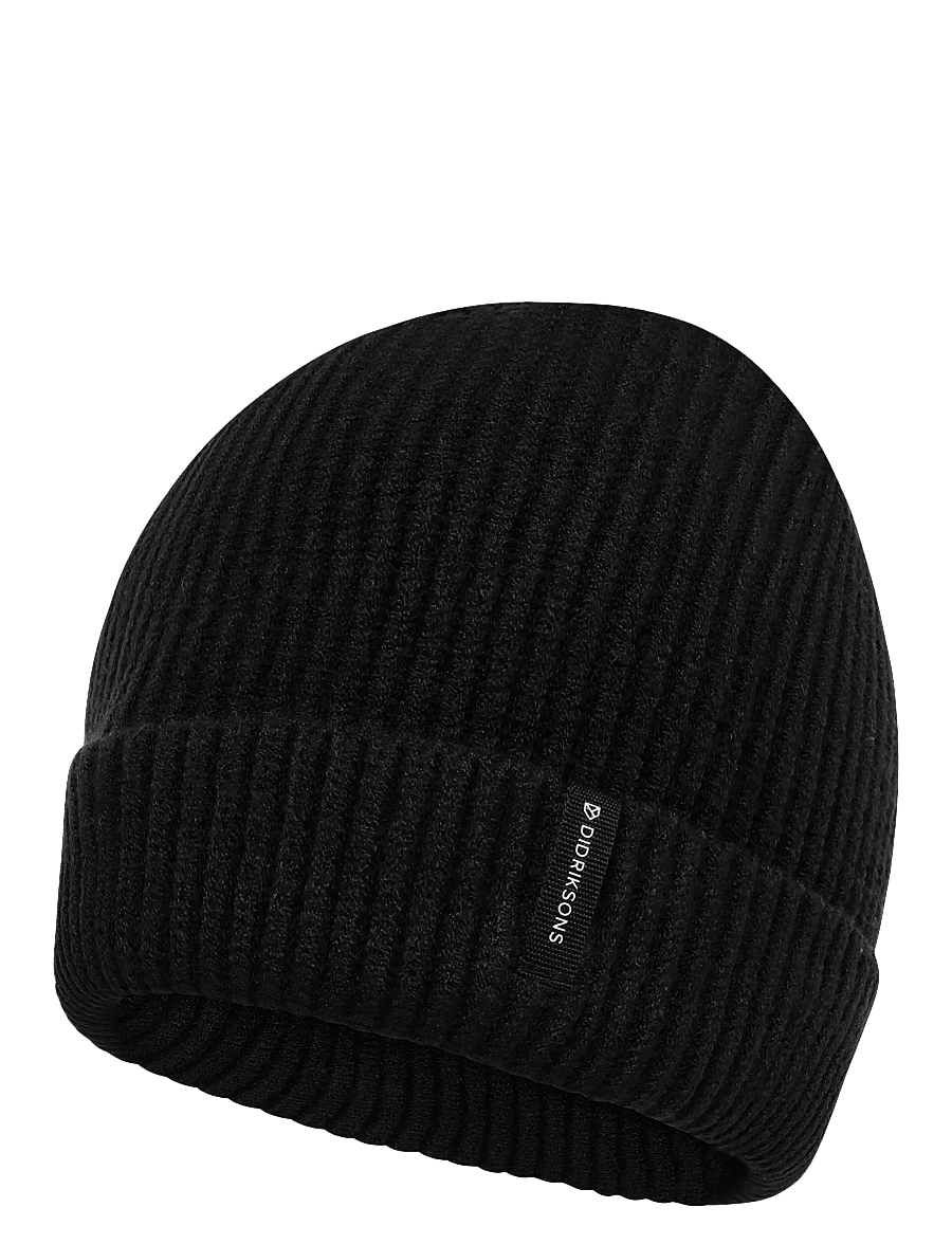 Didriksons - Buz Kids' Beanie - beanies - black - 1