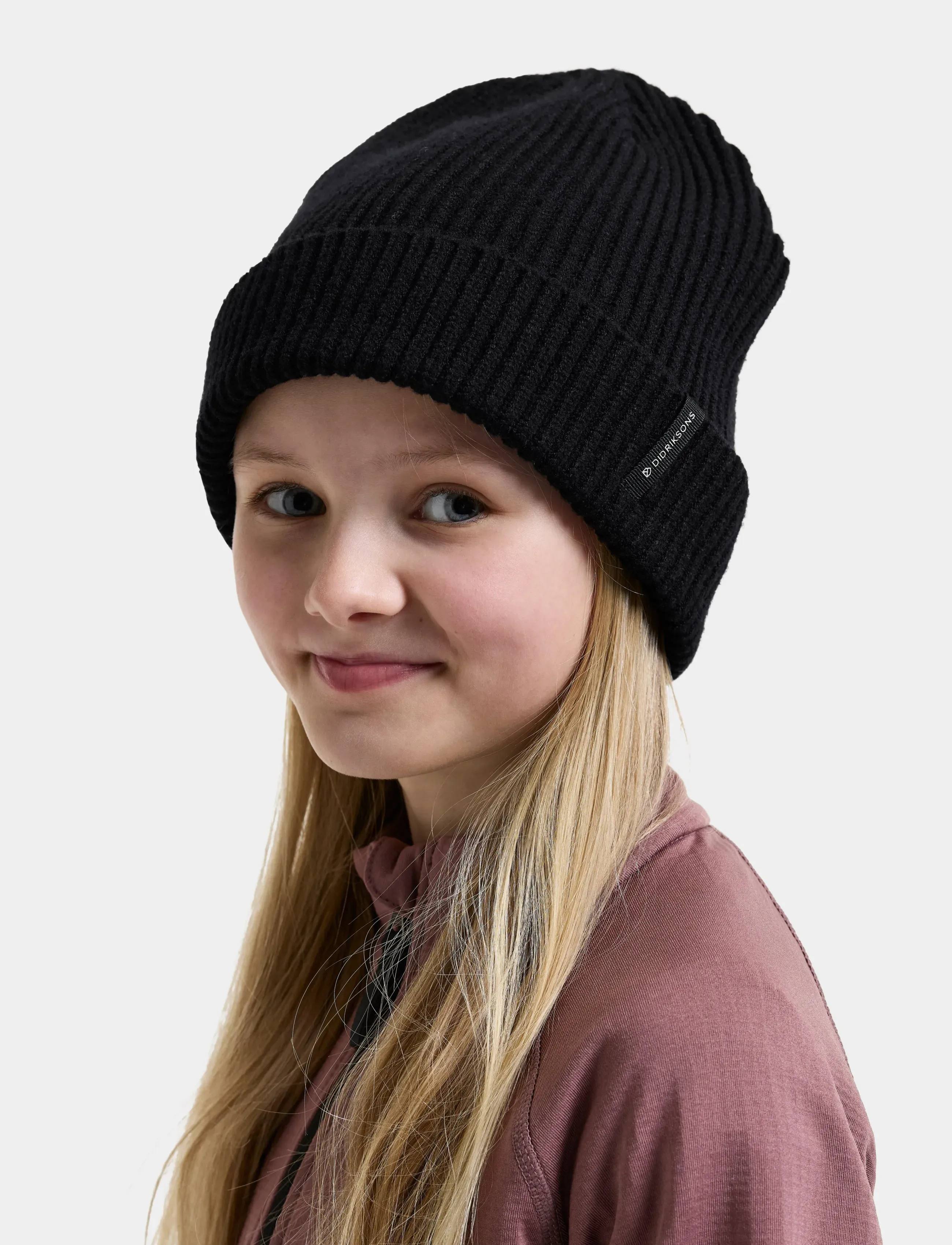 Didriksons Buz Kids' Beanie - Didriksons - BLACK / black