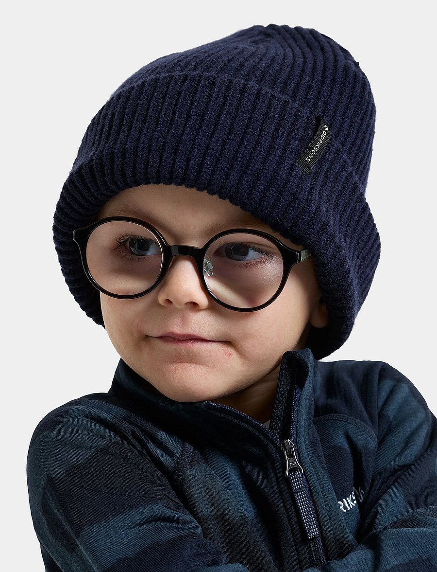 Didriksons - Buz Kids' Beanie - beanie mütsid - navy - 0