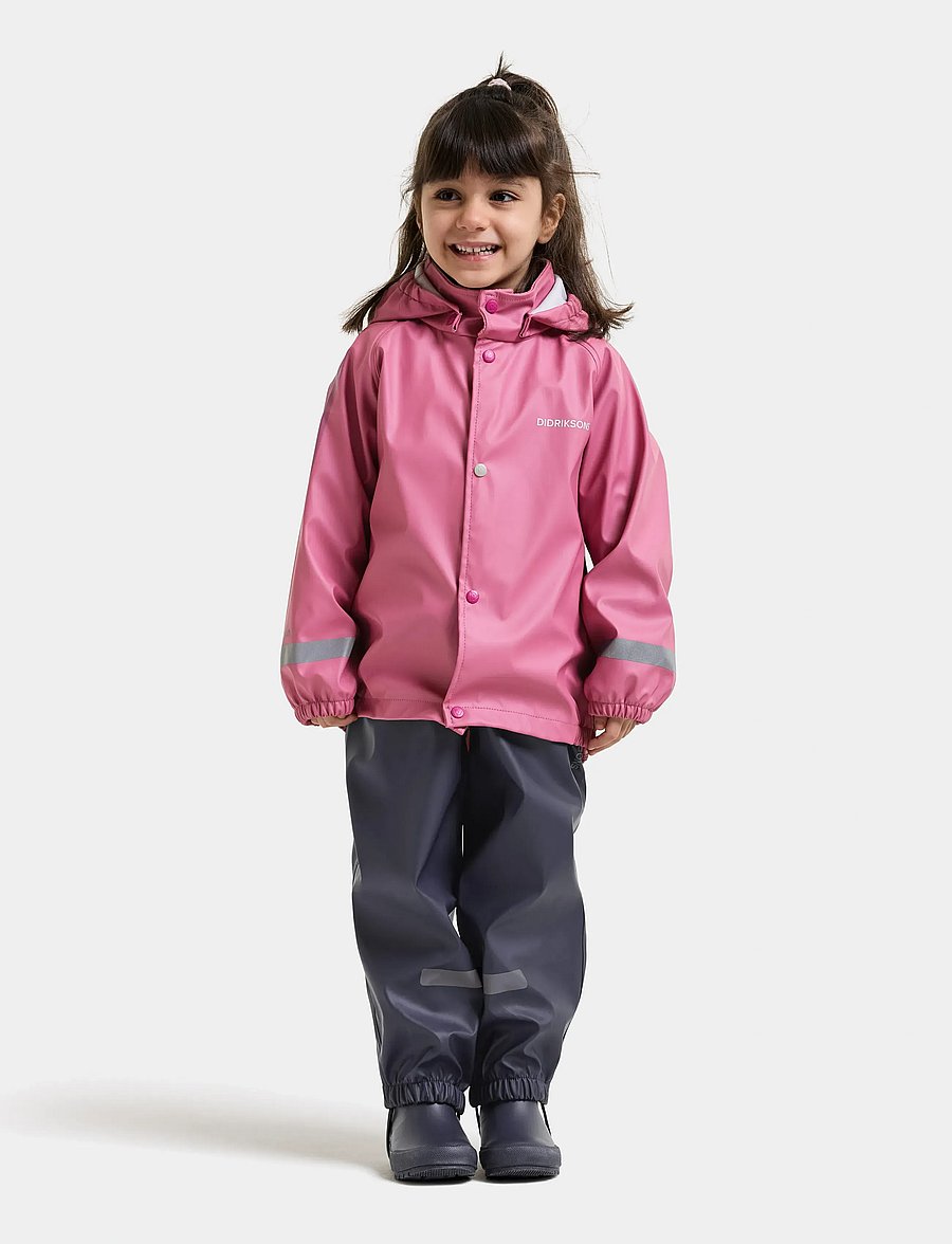 Didriksons - Slaskeman Kids' Set - outdoor - heather pink - 3