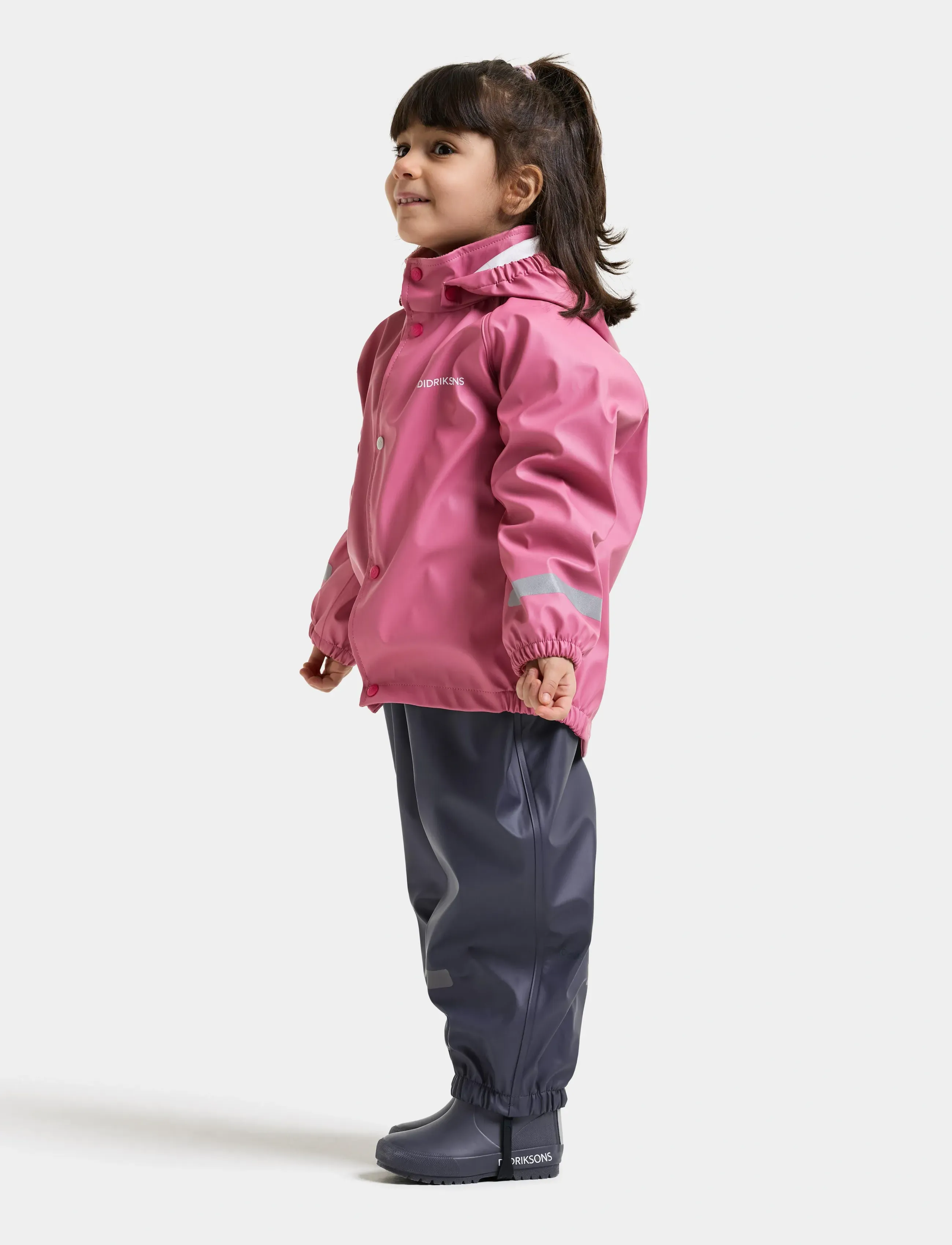 Didriksons - Slaskeman Kids' Set - ytterkläder - heather pink - 4