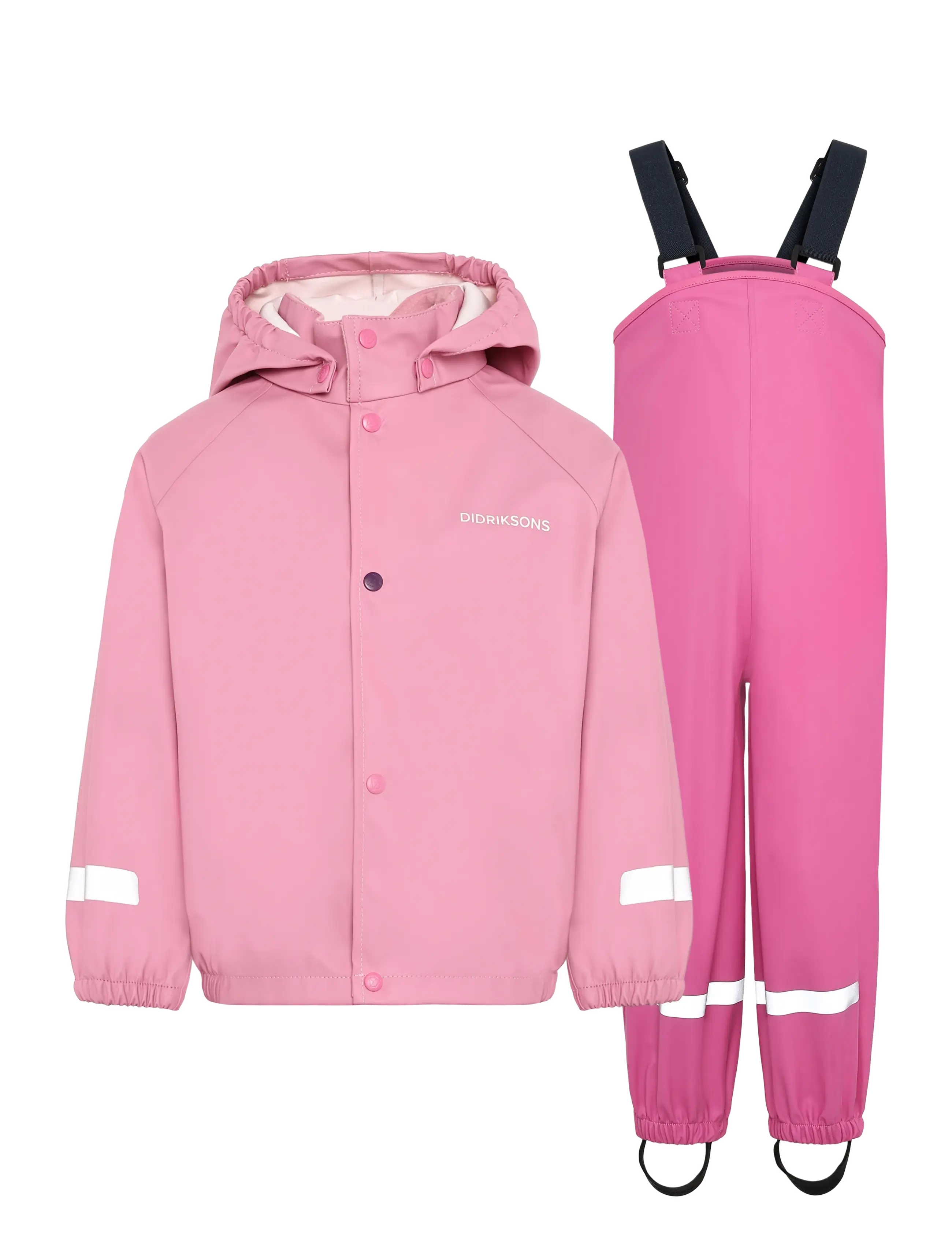 Didriksons Slaskeman Kids' Set - Sadevaatteet - LIGHT HEATHER PINK / pink/rose
