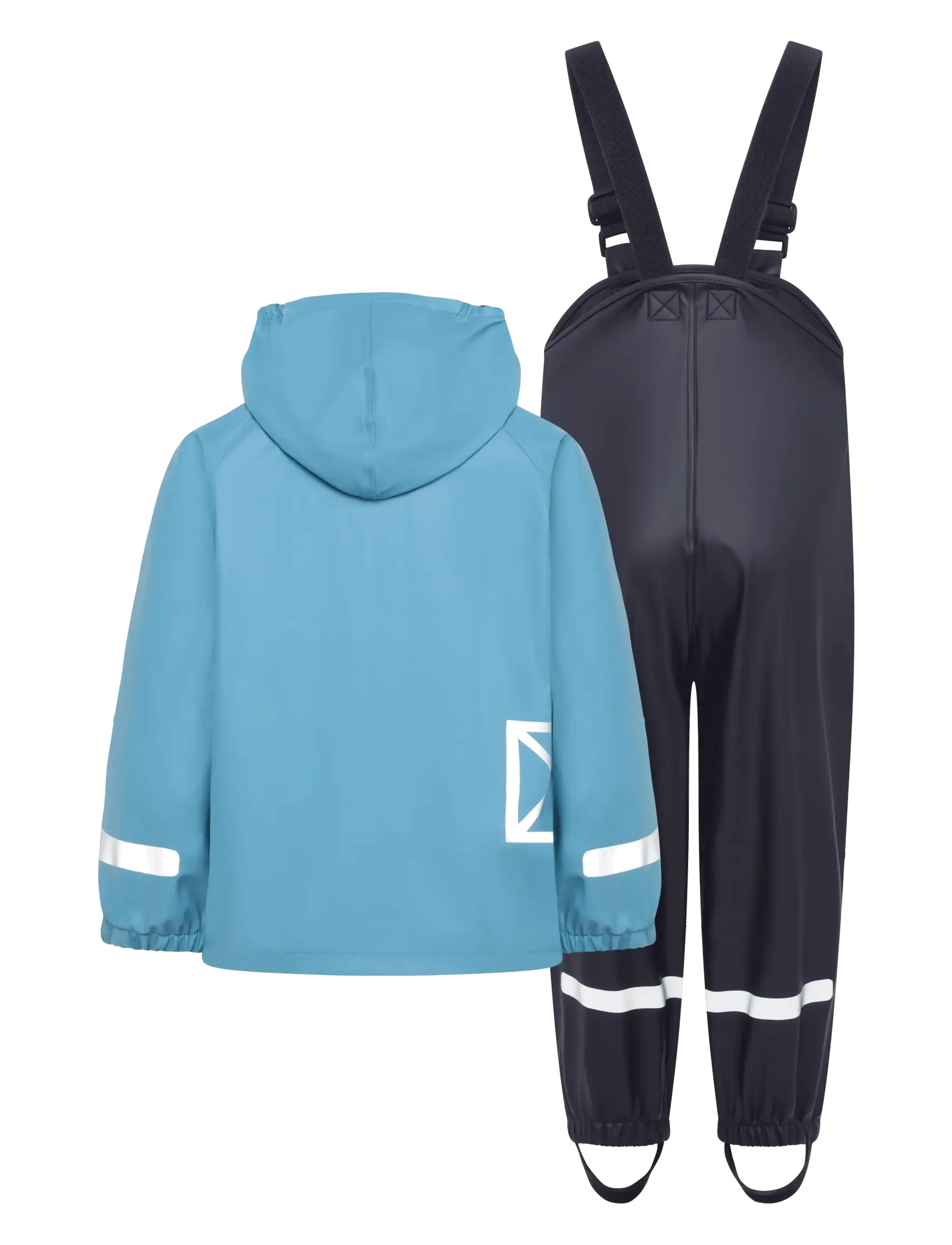 Didriksons - Slaskeman Kids' Set - outdoor - winter blue - 2