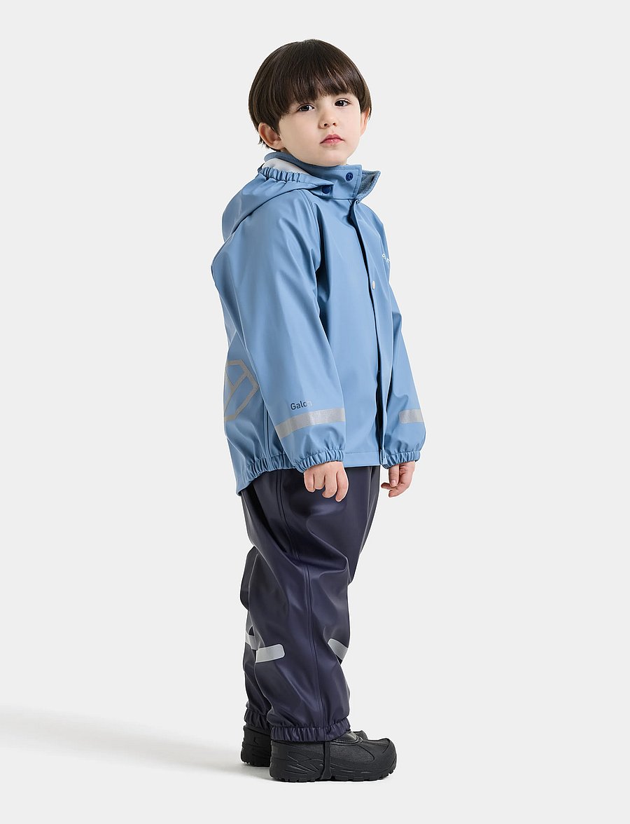 Didriksons - Slaskeman Kids' Set - outdoor - winter blue - 4