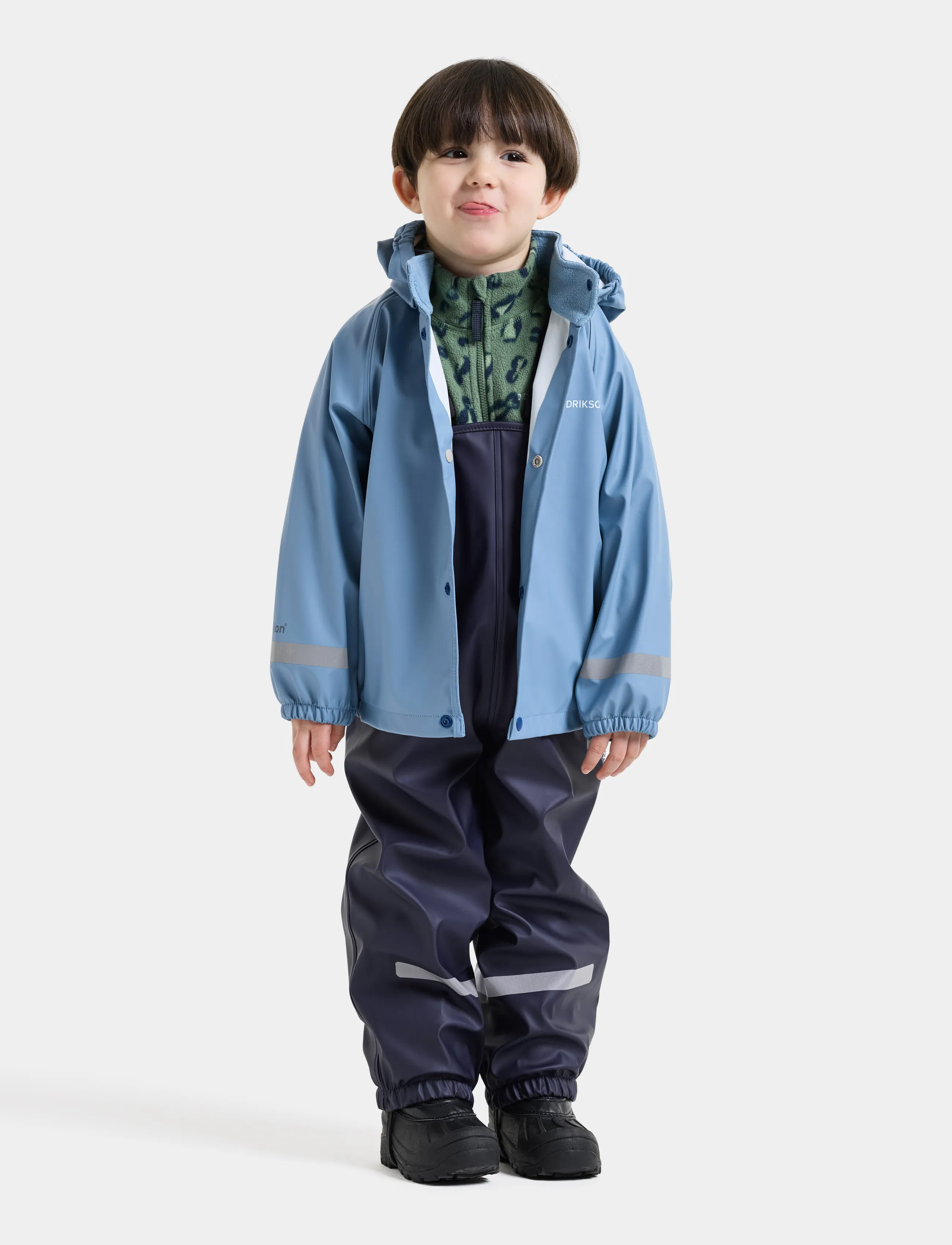 Didriksons - Slaskeman Kids' Set - outdoor - winter blue - 5