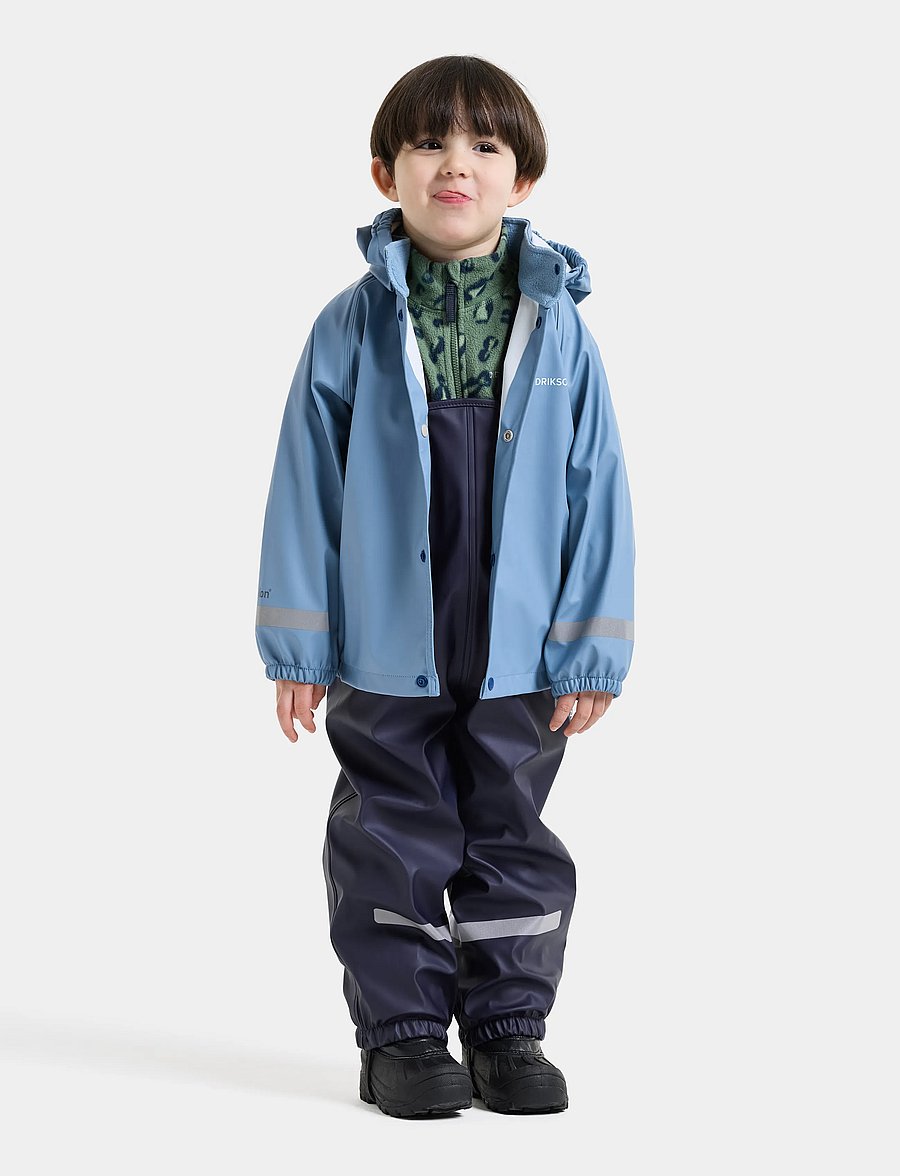 Didriksons - Slaskeman Kids' Set - outdoor - winter blue - 5