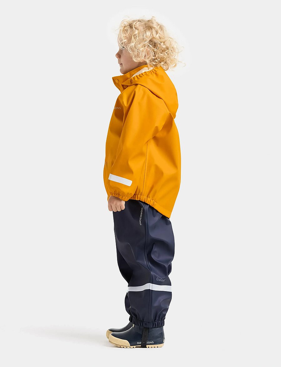 Didriksons - SLASKEMAN KIDS JKT 2 - tuule- ja vihmajakid - oat yellow - 5