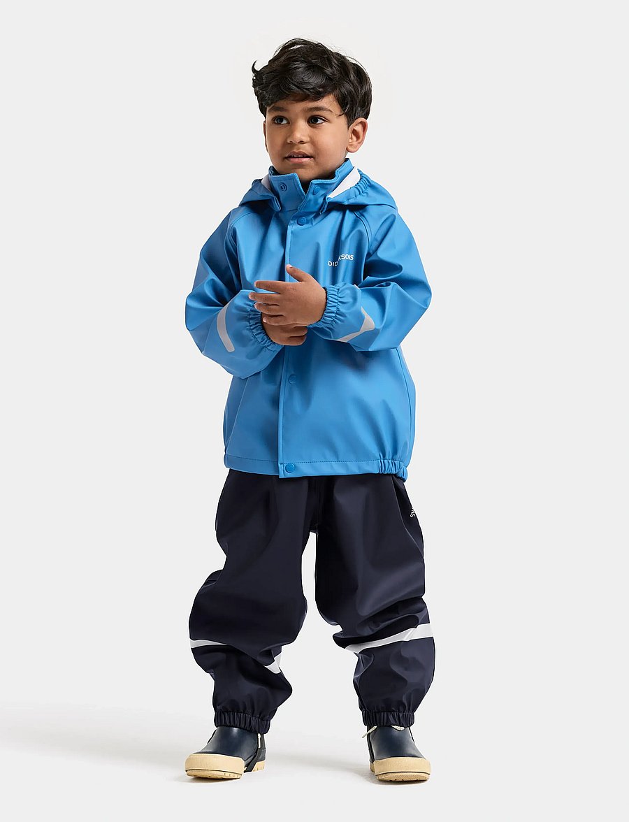 Didriksons - SLASKEMAN KIDS JKT 2 - shell- & regenjacken - sharp blue - 3