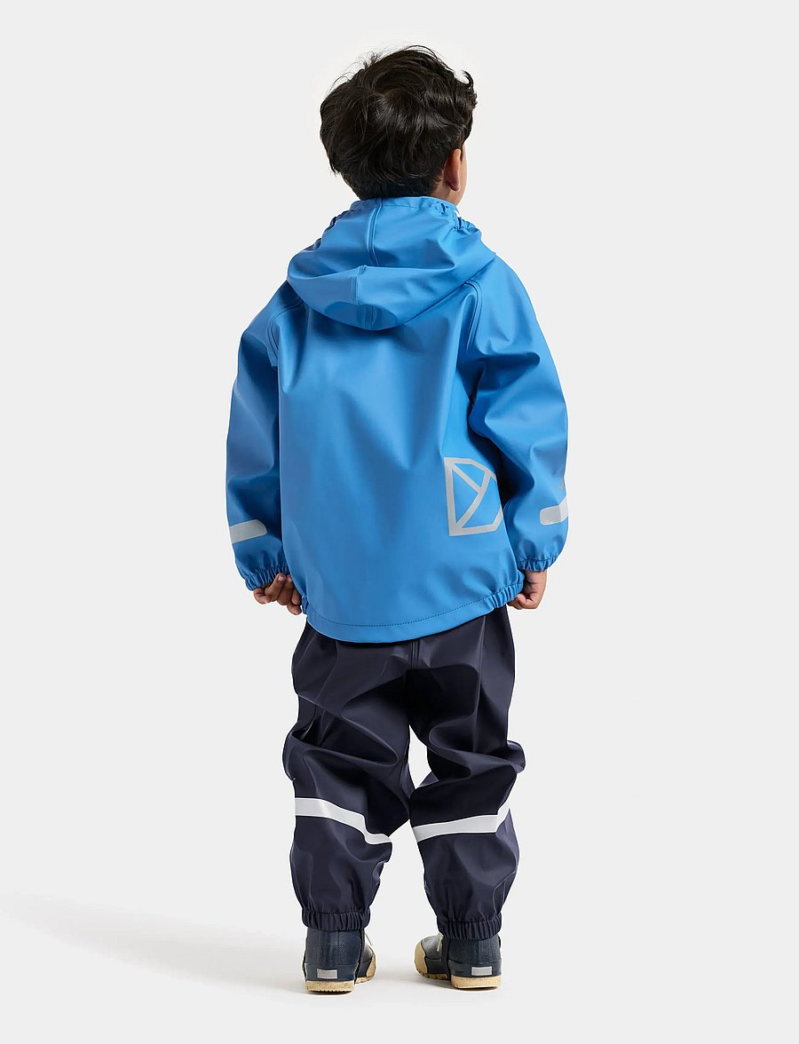 Didriksons - SLASKEMAN KIDS JKT 2 - shell- & regenjacken - sharp blue - 4