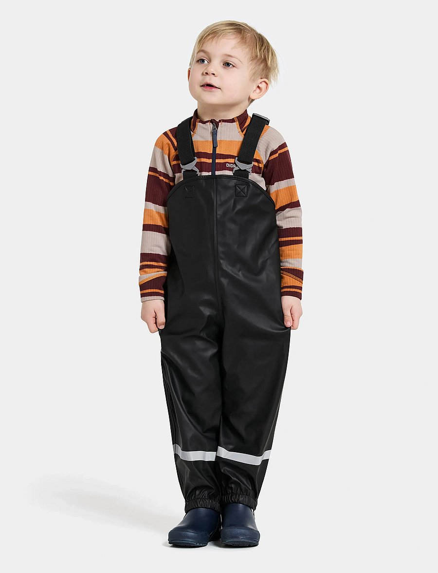 Didriksons - Plaskeman Kids' Pants Galon® - shell- & regenbroeken - black - 0