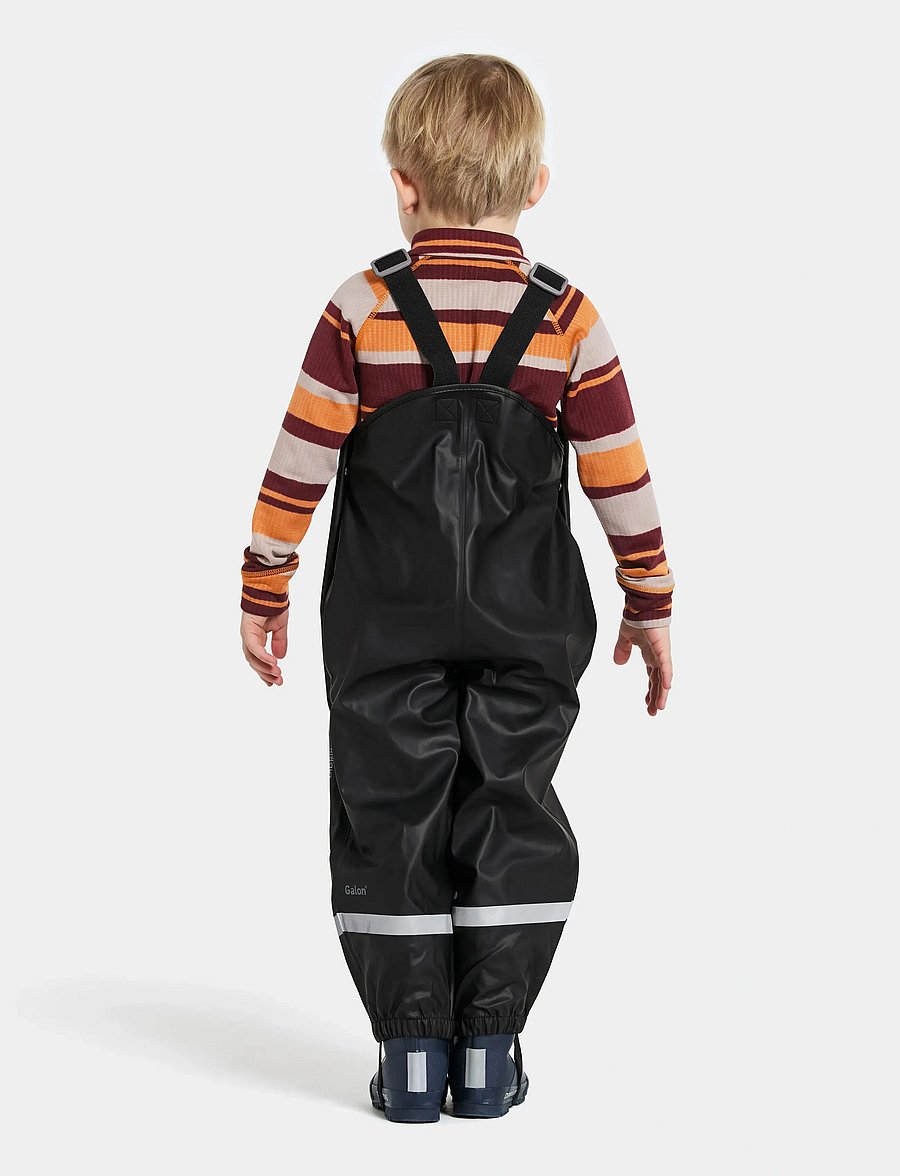 Didriksons - Plaskeman Kids' Pants Galon® - shell- & regnbukser - black - 5