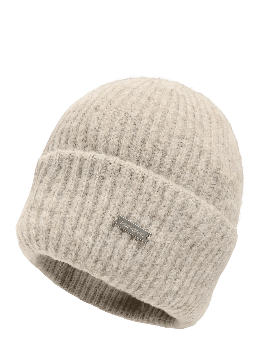 Didriksons - Malin Beanie - mützen - beige melange - 1